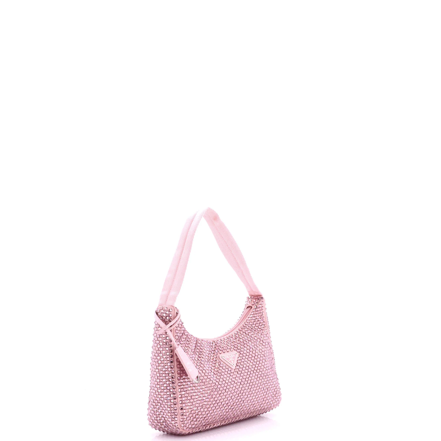 Re-Edition 2000 Hobo Crystal Embellished Satin Mini - Image 2
