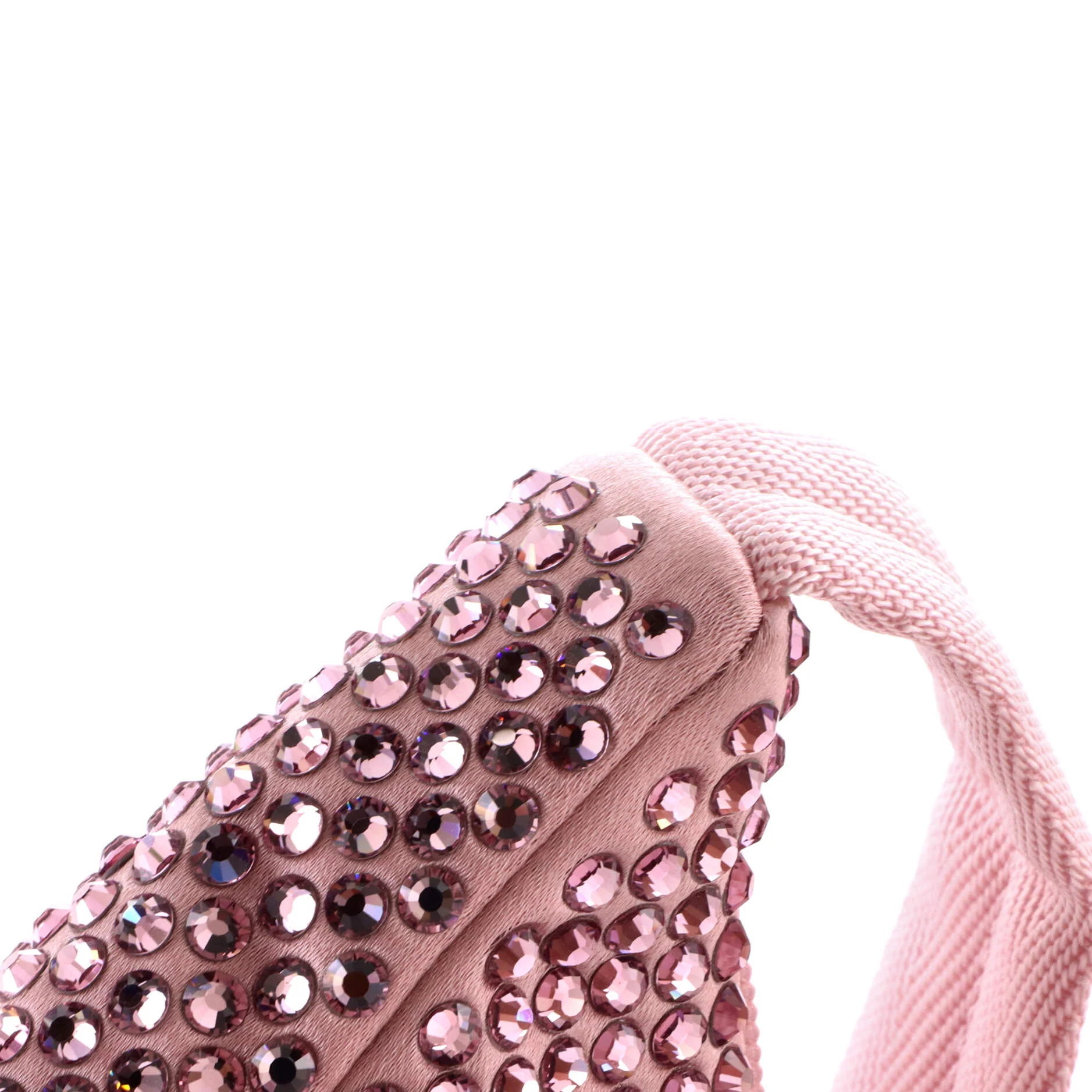 Re-Edition 2000 Hobo Crystal Embellished Satin Mini - Image 7