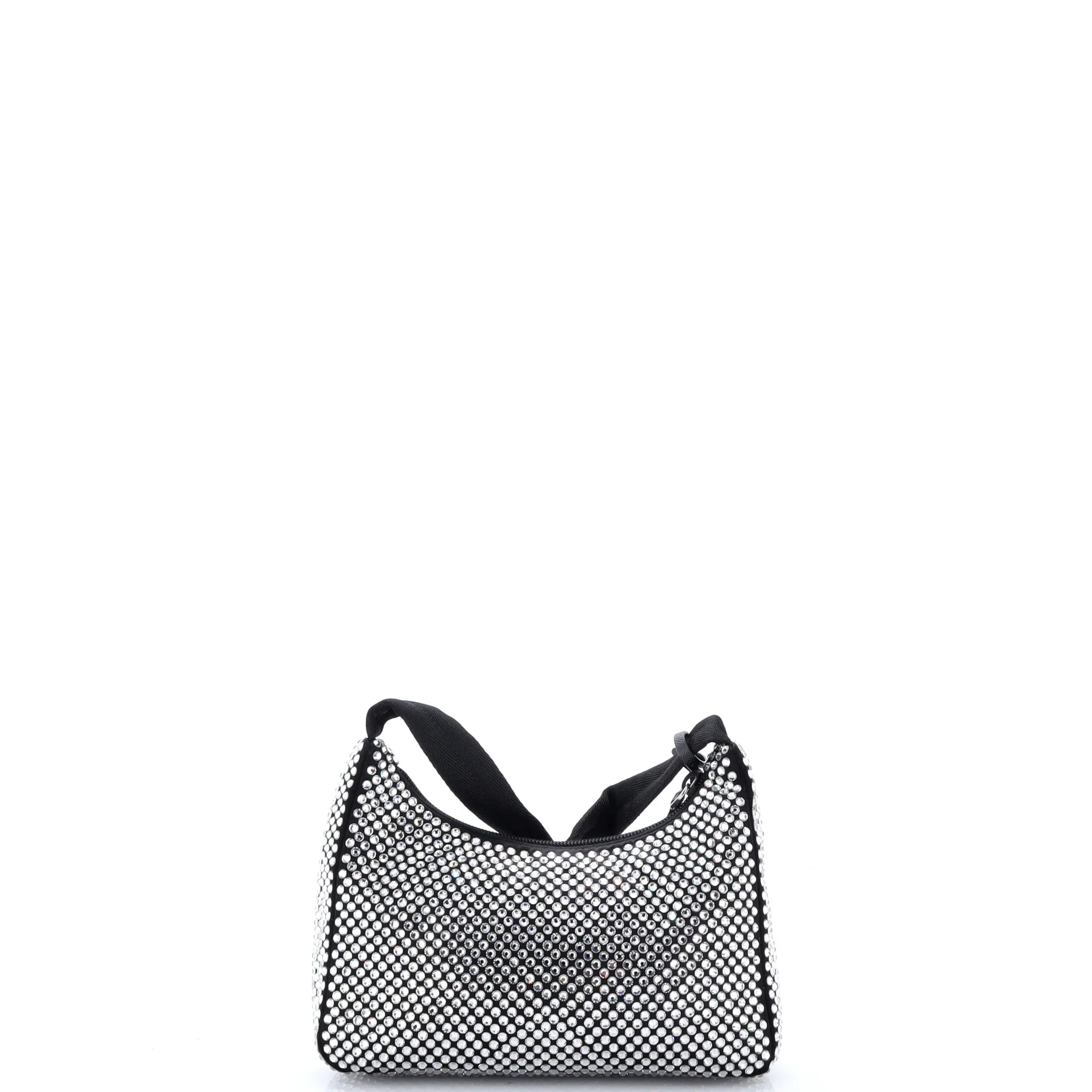 Re-Edition 2000 Hobo Crystal Embellished Satin Mini - Image 3