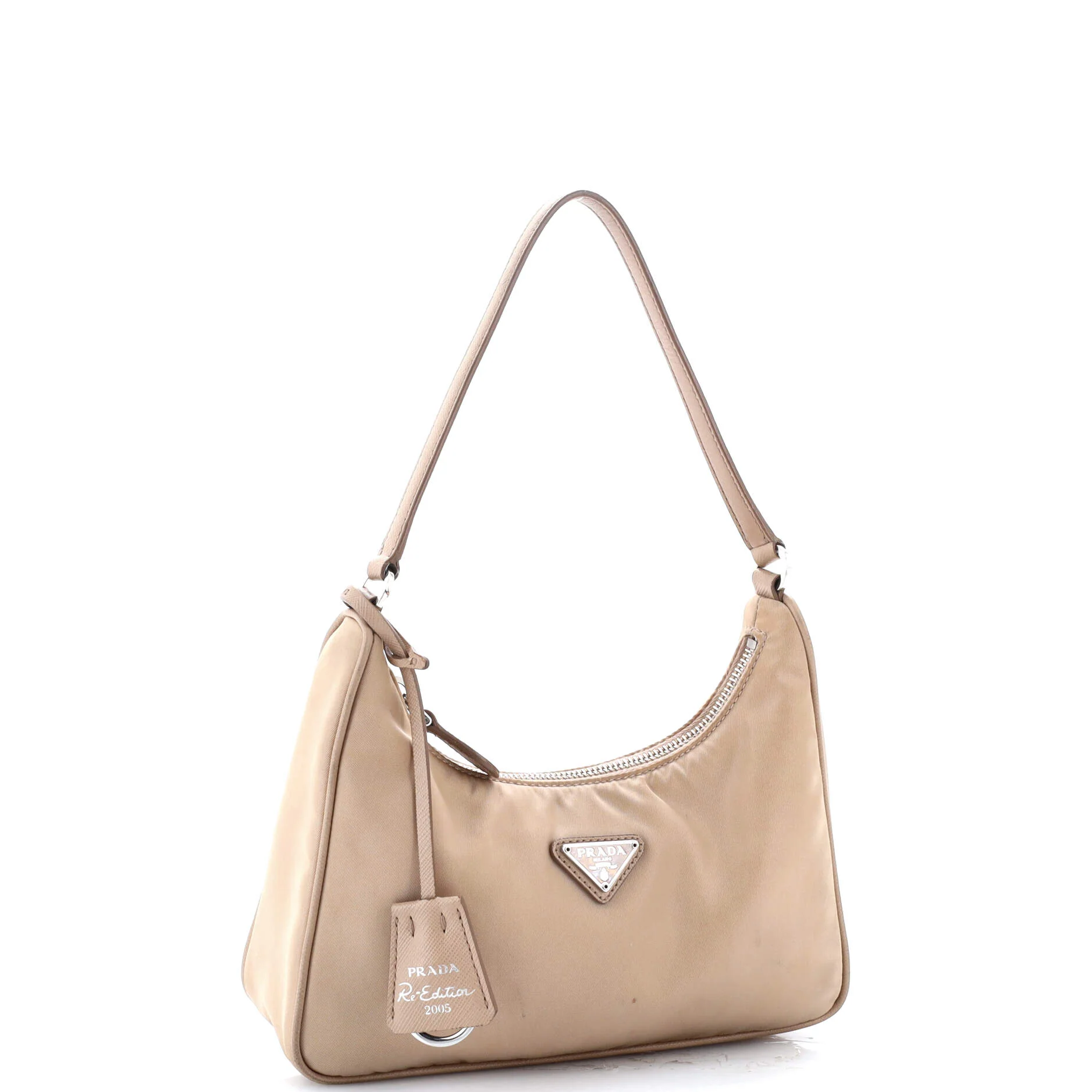 Re-Edition 2005 Hobo Tessuto with Saffiano Leather Mini - Image 2