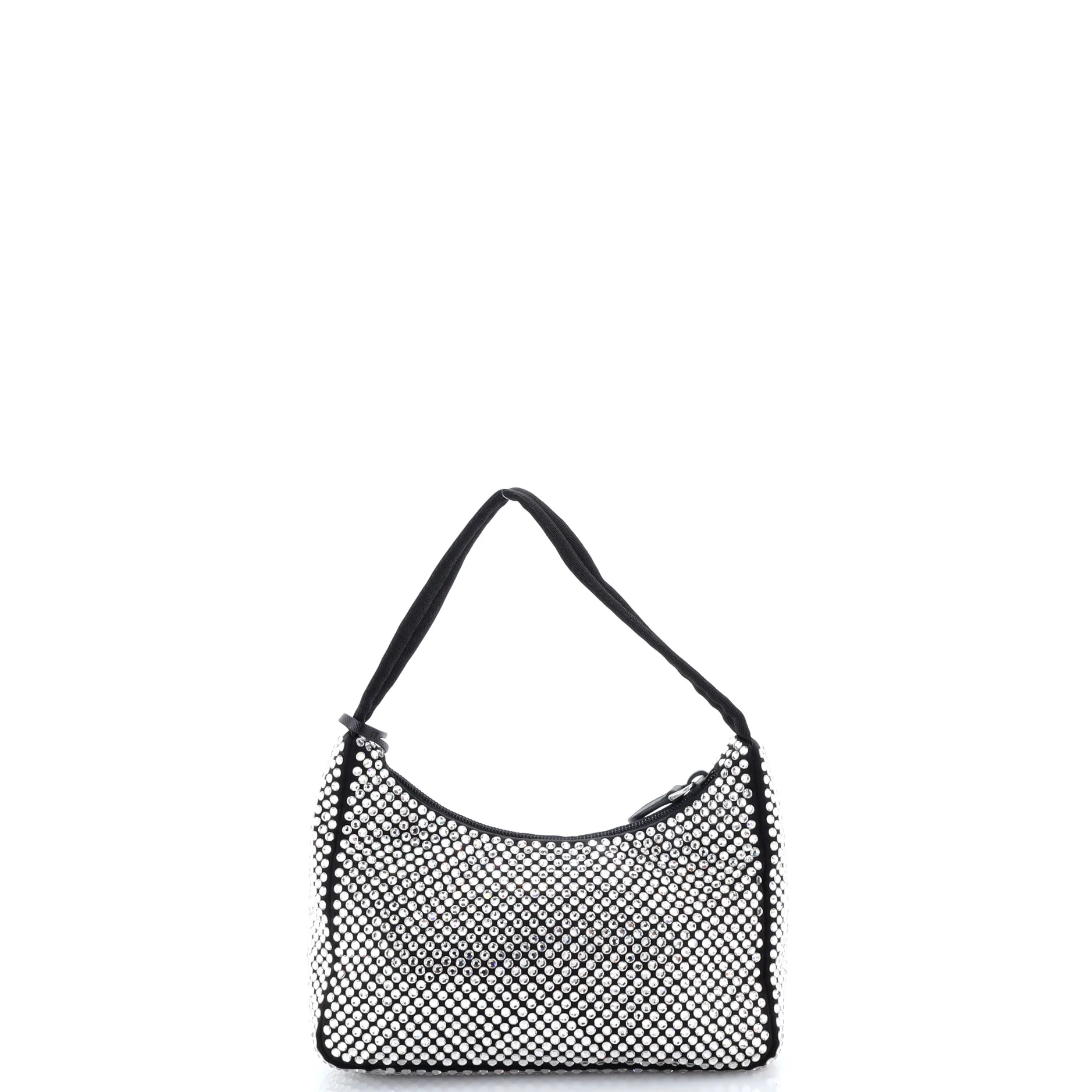 Re-Edition 2005 Shoulder Bag Crystal Embellished Satin Small - Image 3