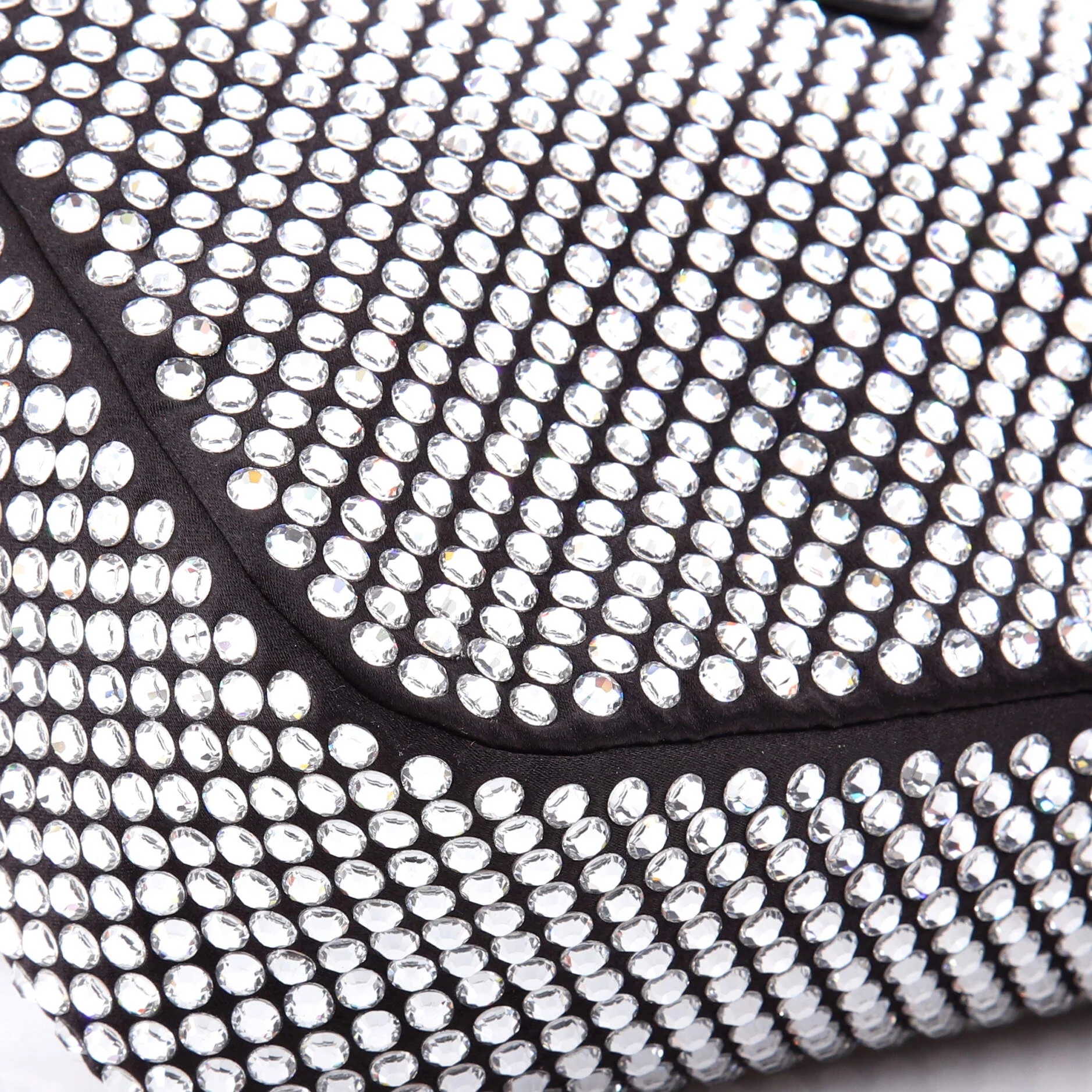 Re-Edition 2005 Shoulder Bag Crystal Embellished Satin Small - Image 7