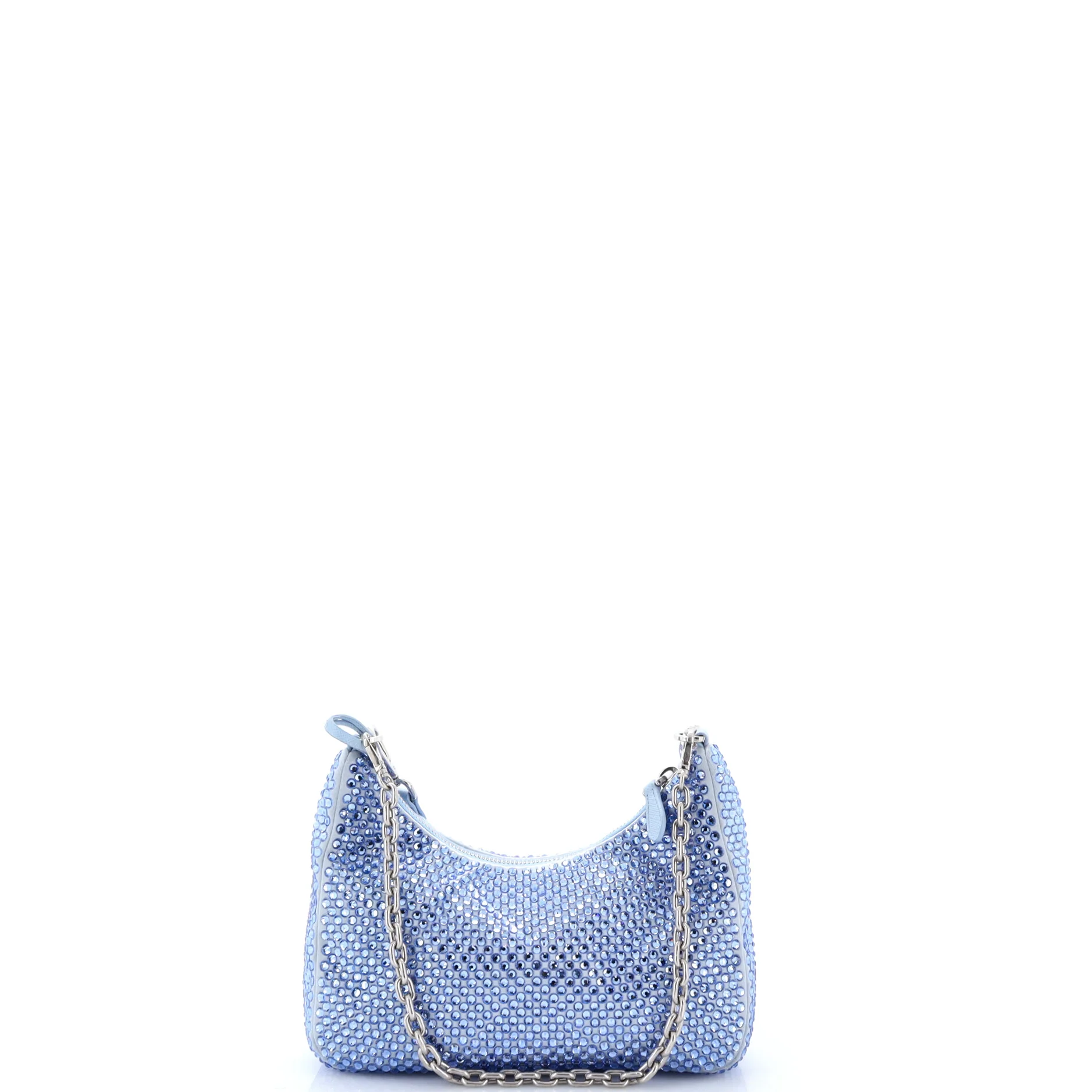 Re-Edition 2005 Shoulder Bag Crystal Embellished Satin Small - Image 3