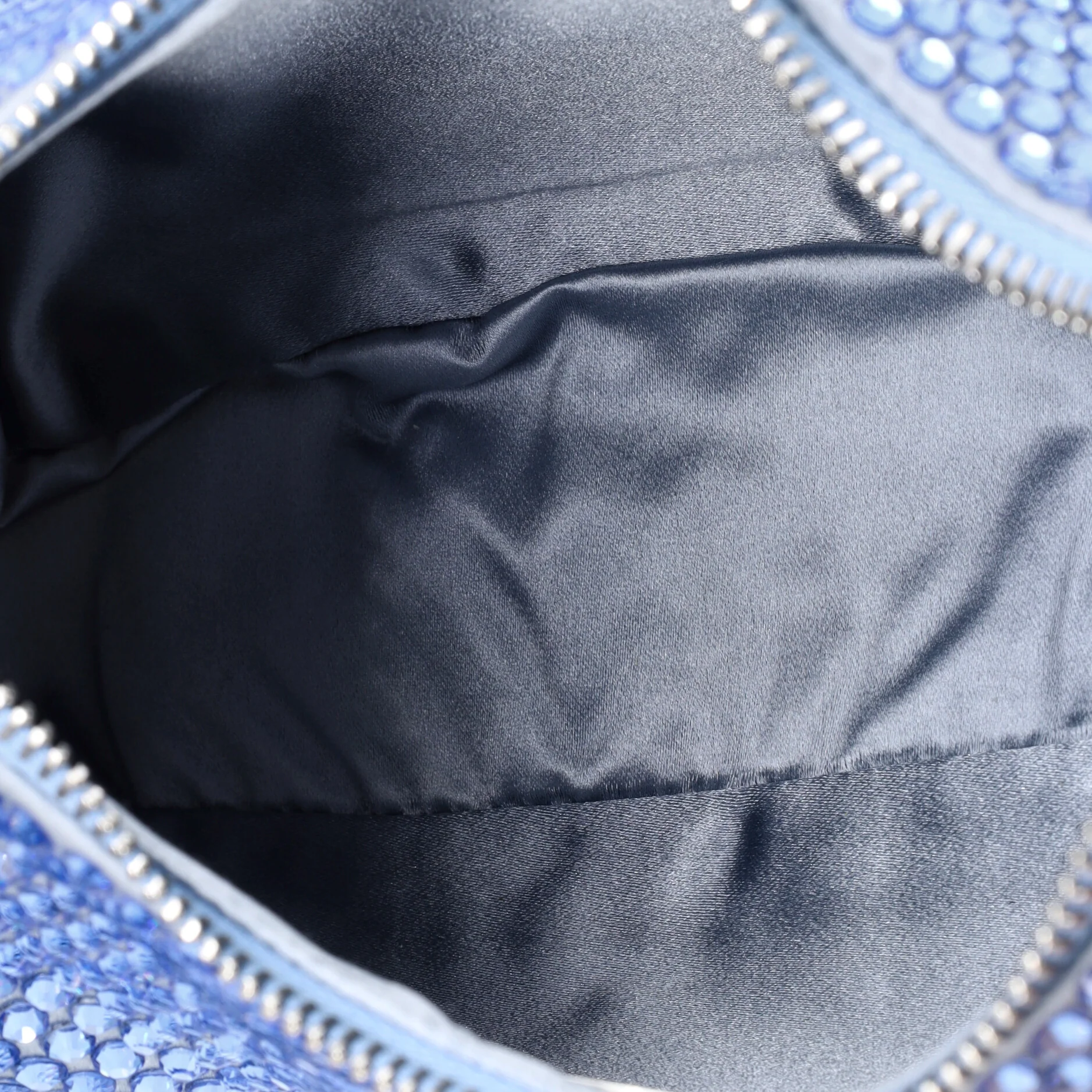 Re-Edition 2005 Shoulder Bag Crystal Embellished Satin Small - Image 5
