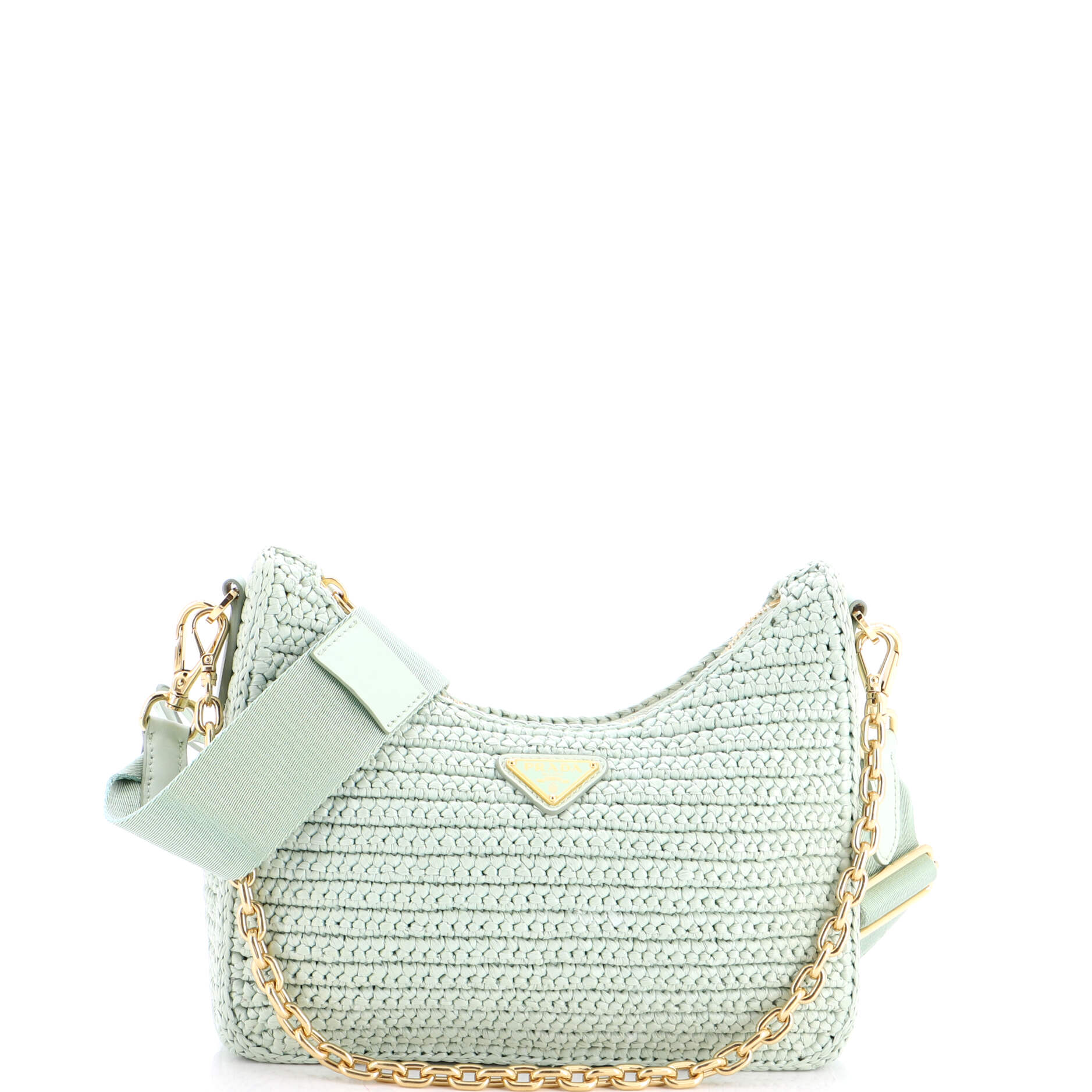 Re-Edition 2005 Shoulder Bag Raffia Small