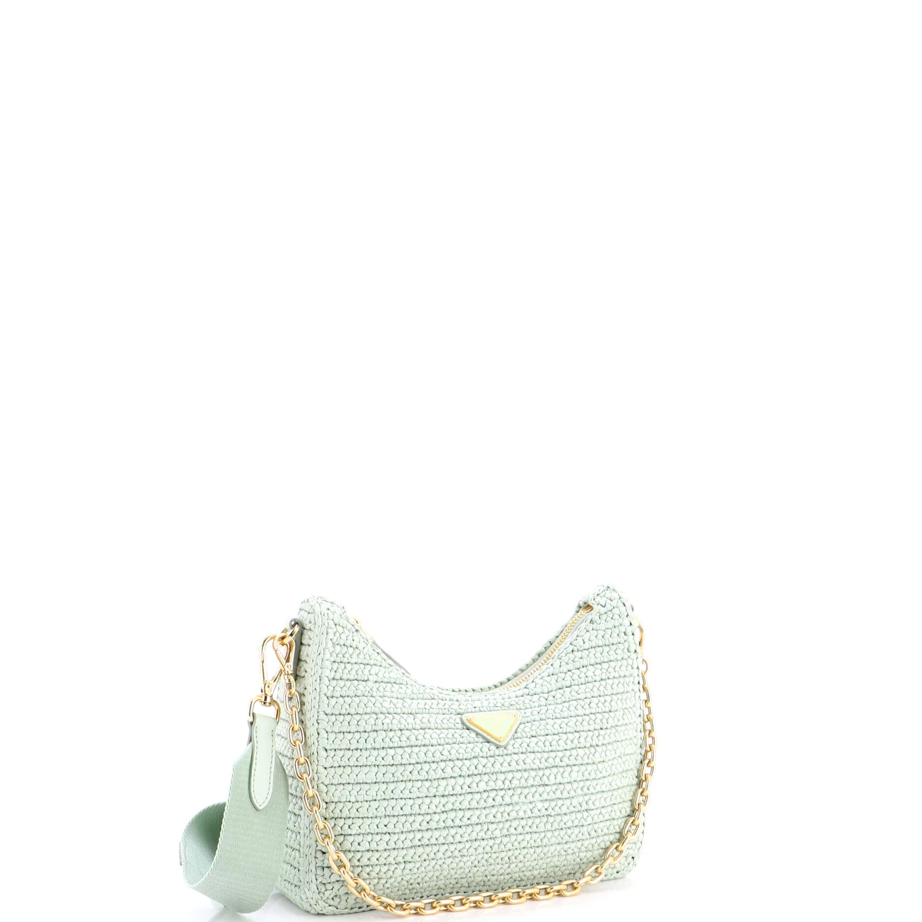 Re-Edition 2005 Shoulder Bag Raffia Small - Image 3