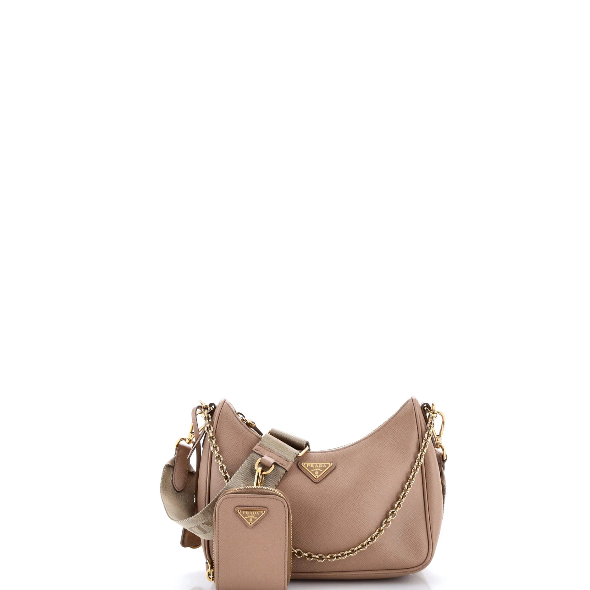 Re-Edition 2005 Shoulder Bag Saffiano Leather Small - Image 2