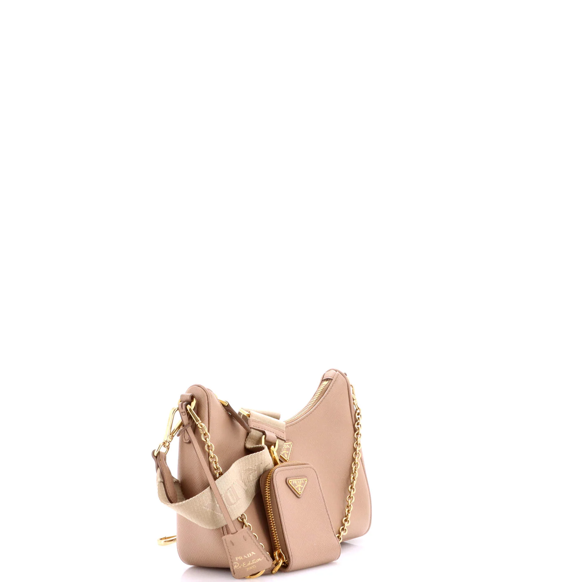 Re-Edition 2005 Shoulder Bag Saffiano Leather Small - Image 2
