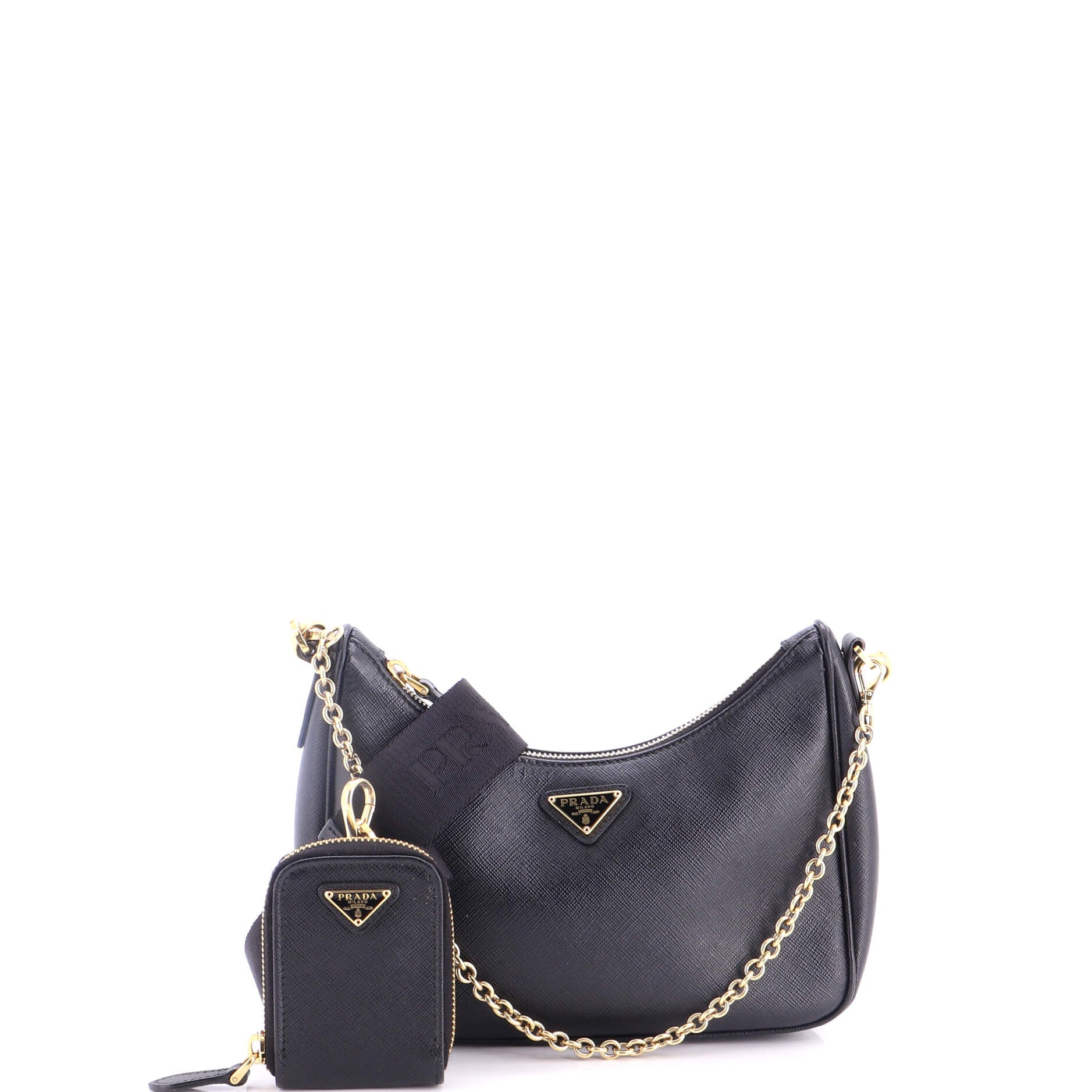 Re-Edition 2005 Shoulder Bag Saffiano Leather Small - Image 2