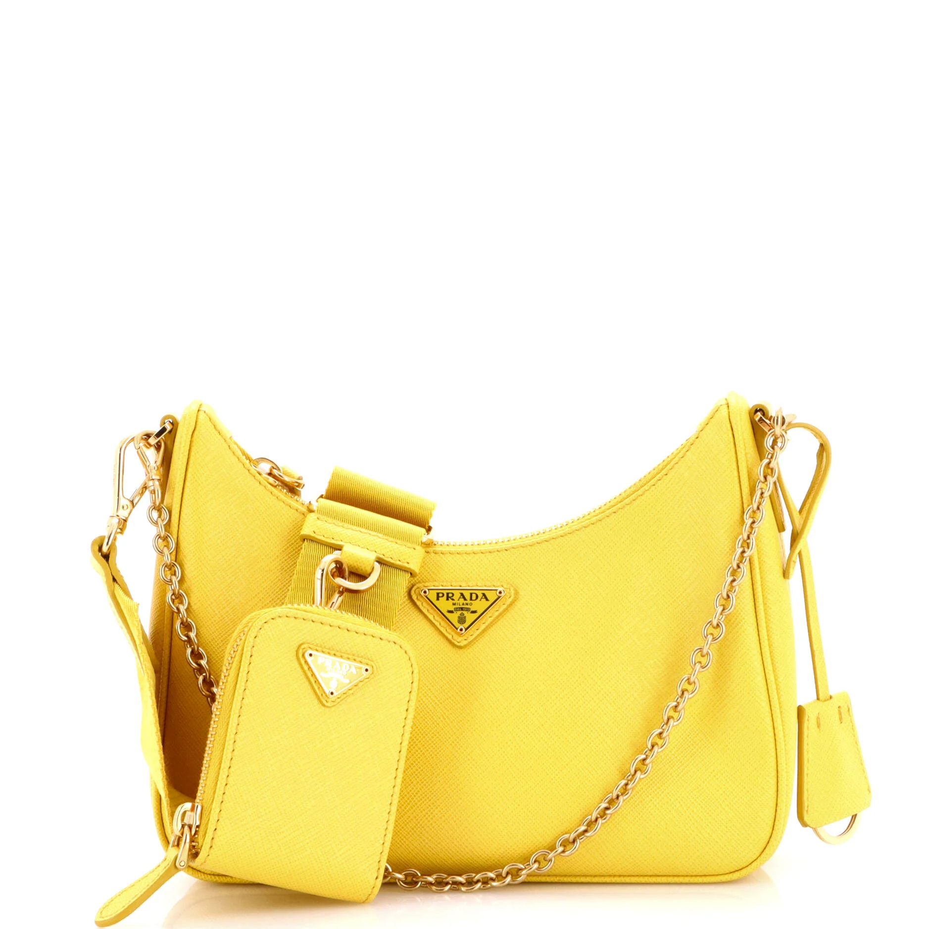 Re-Edition 2005 Shoulder Bag Saffiano Leather Small
