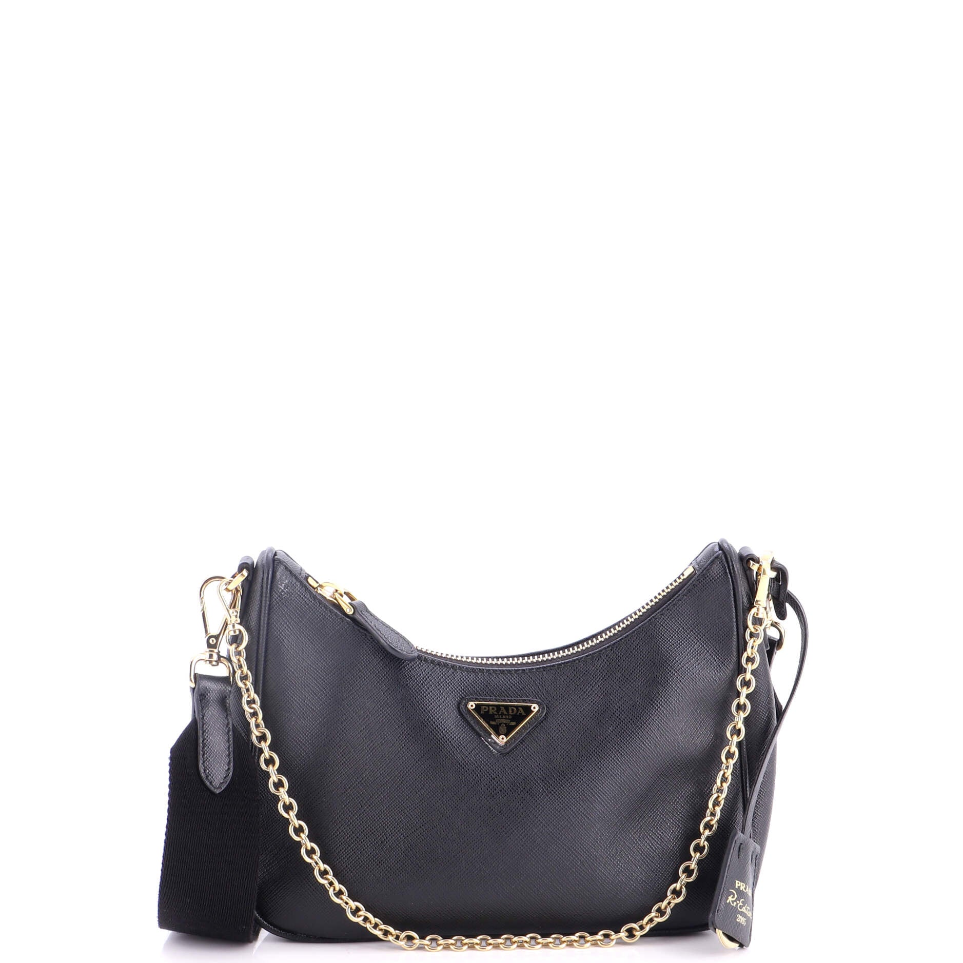 Re-Edition 2005 Shoulder Bag Saffiano Leather Small