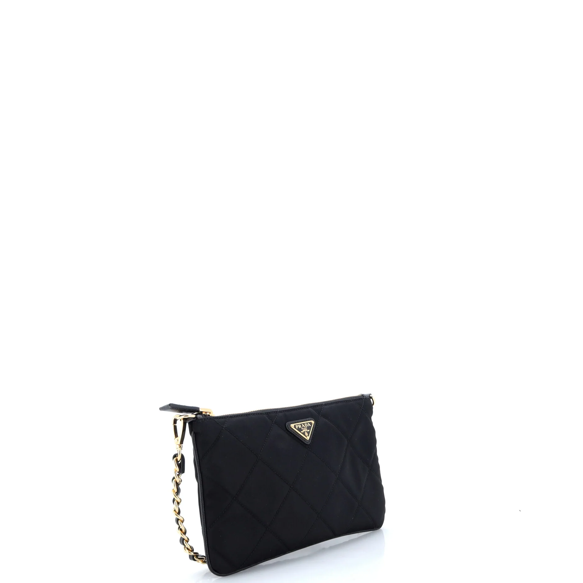 Re-Edition Chain Zip Pouch Quilted Re-Nylon - Image 2