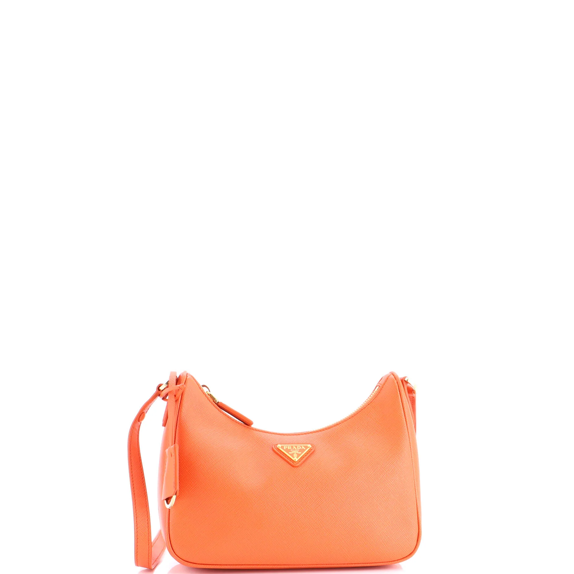 Re-Edition Hobo Saffiano Leather Mini