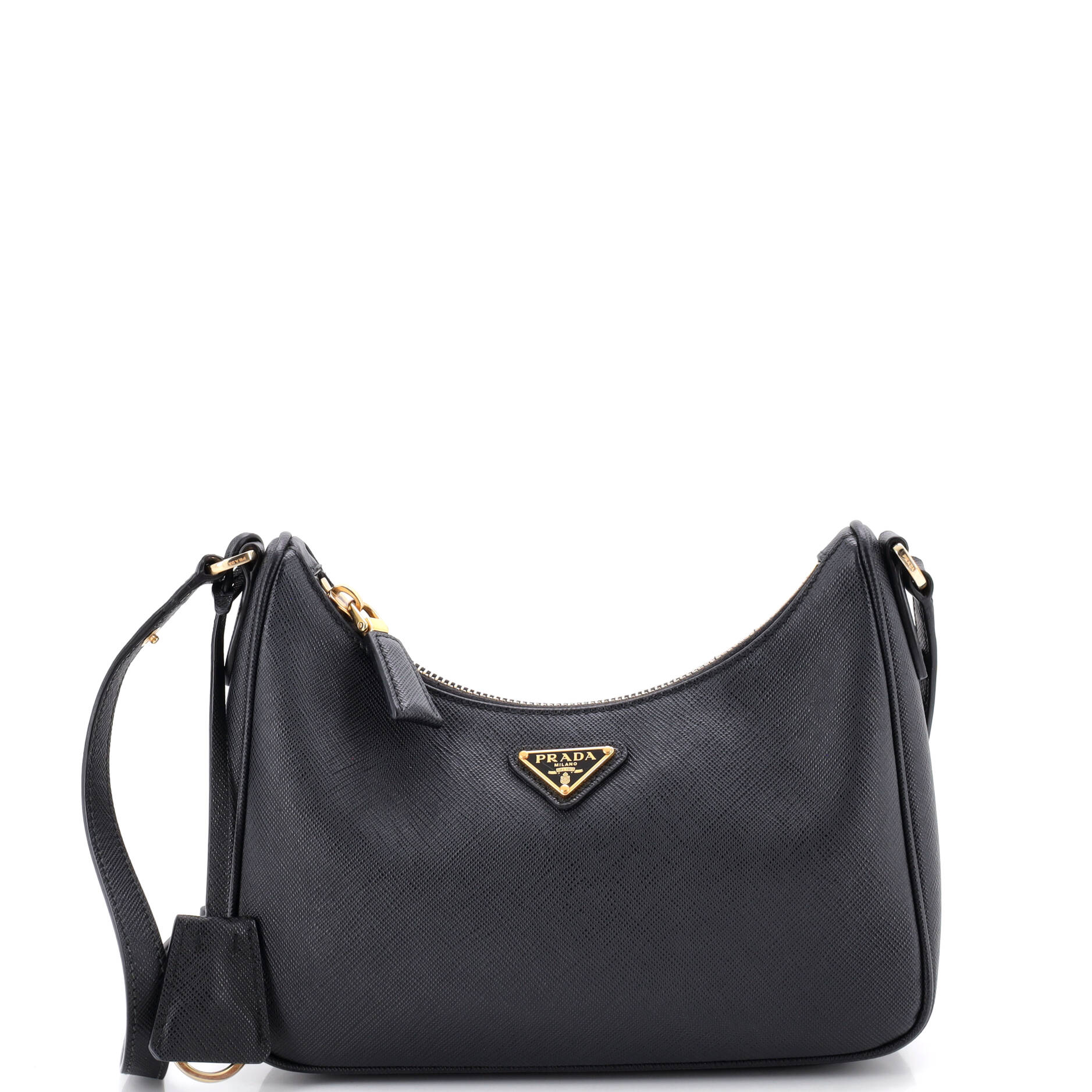 Re-Edition Hobo Saffiano Leather Mini