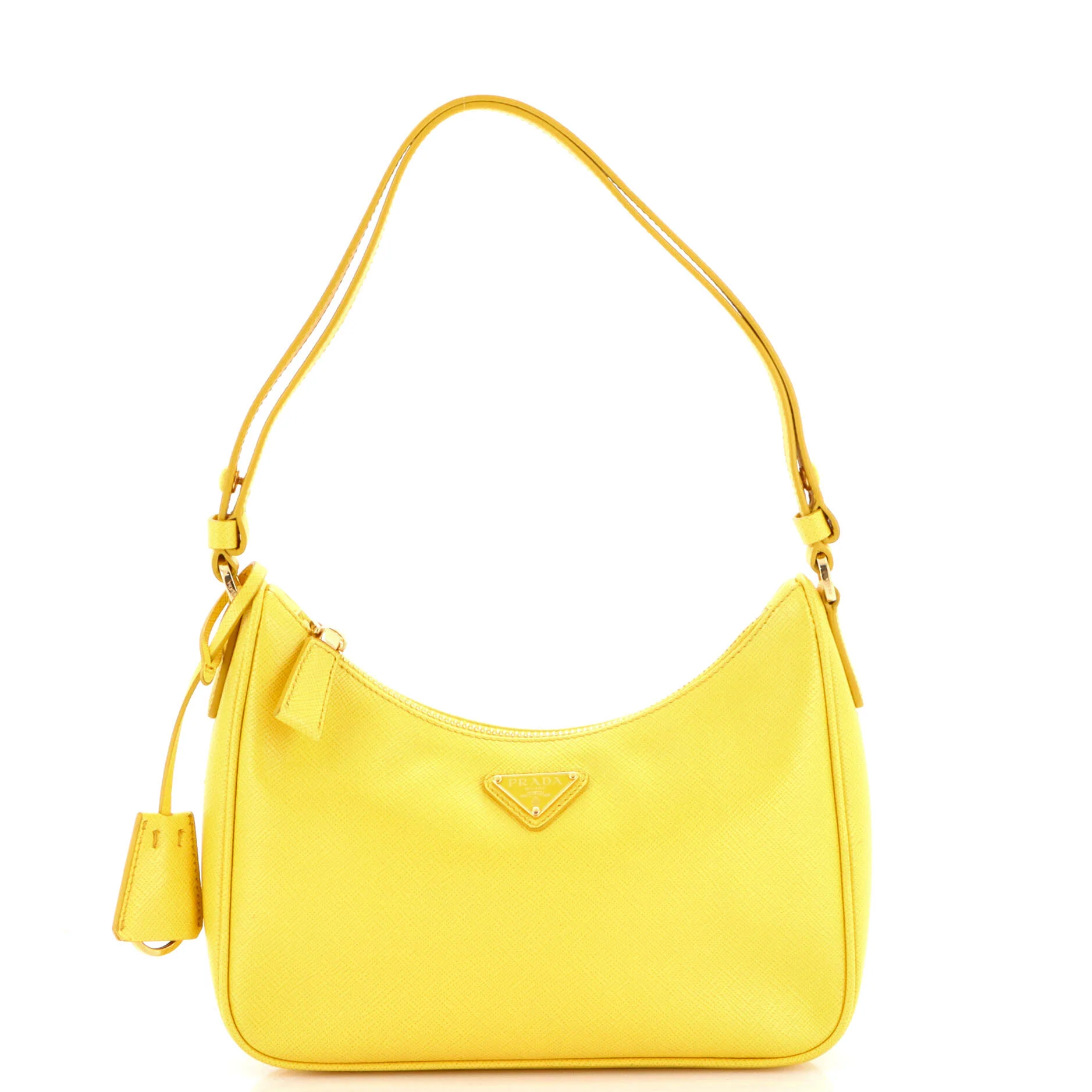 Re-Edition Hobo Saffiano Leather Mini