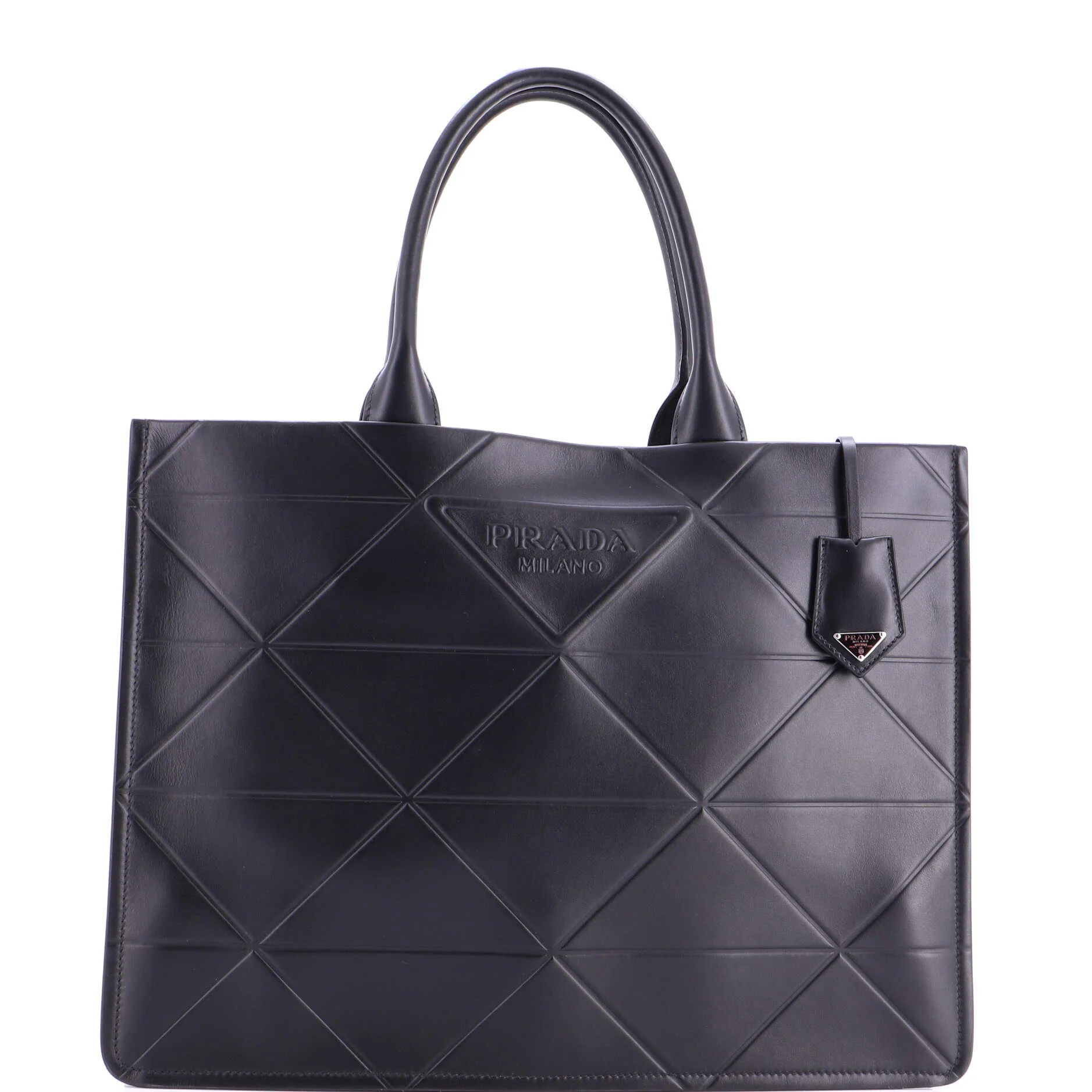 Symbole Shopper Tote Embossed Leather Large