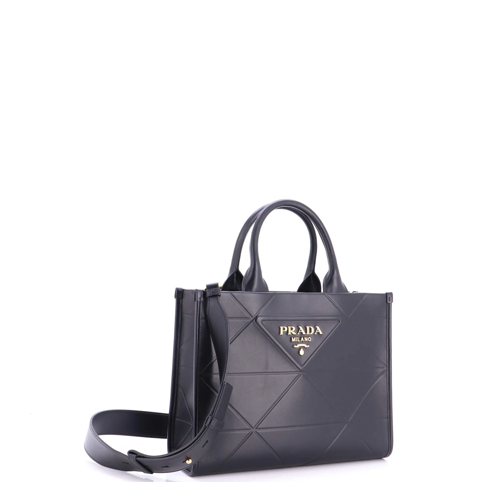 Symbole Shopper Tote Embossed Leather Small - Image 2