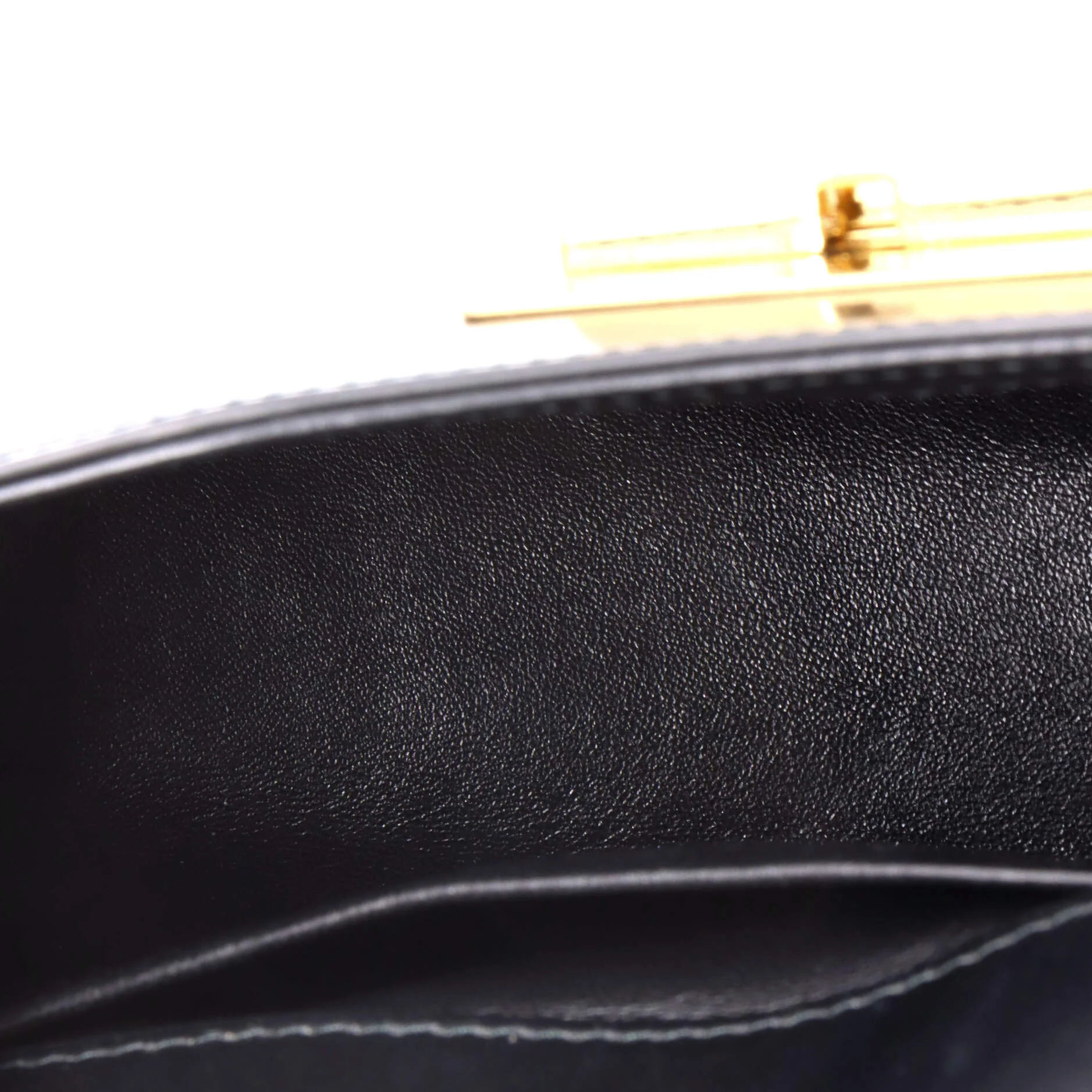 Trapezoid Flap Shoulder Bag Brushed Leather - Image 5