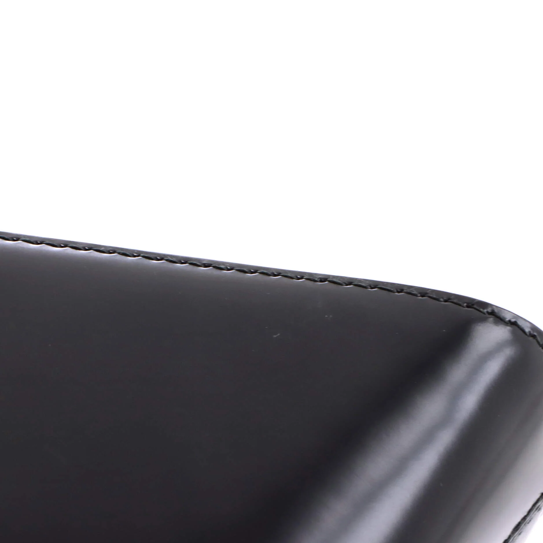 Trapezoid Flap Shoulder Bag Brushed Leather - Image 7
