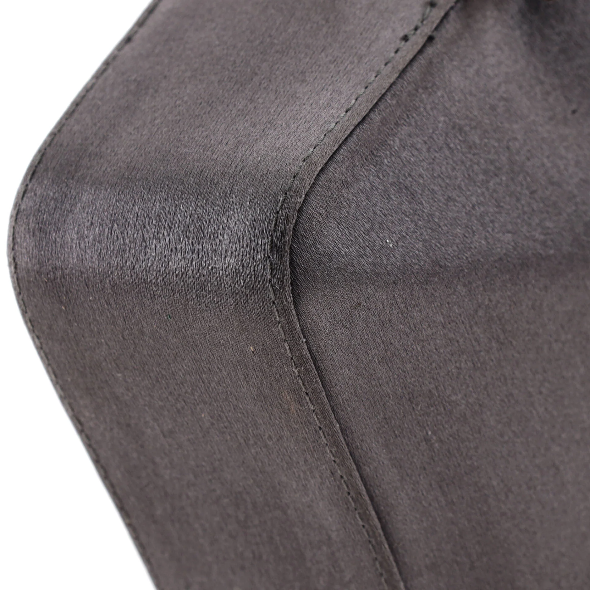 Triangle Logo Cerniera Top Handle Bag Satin - Image 6