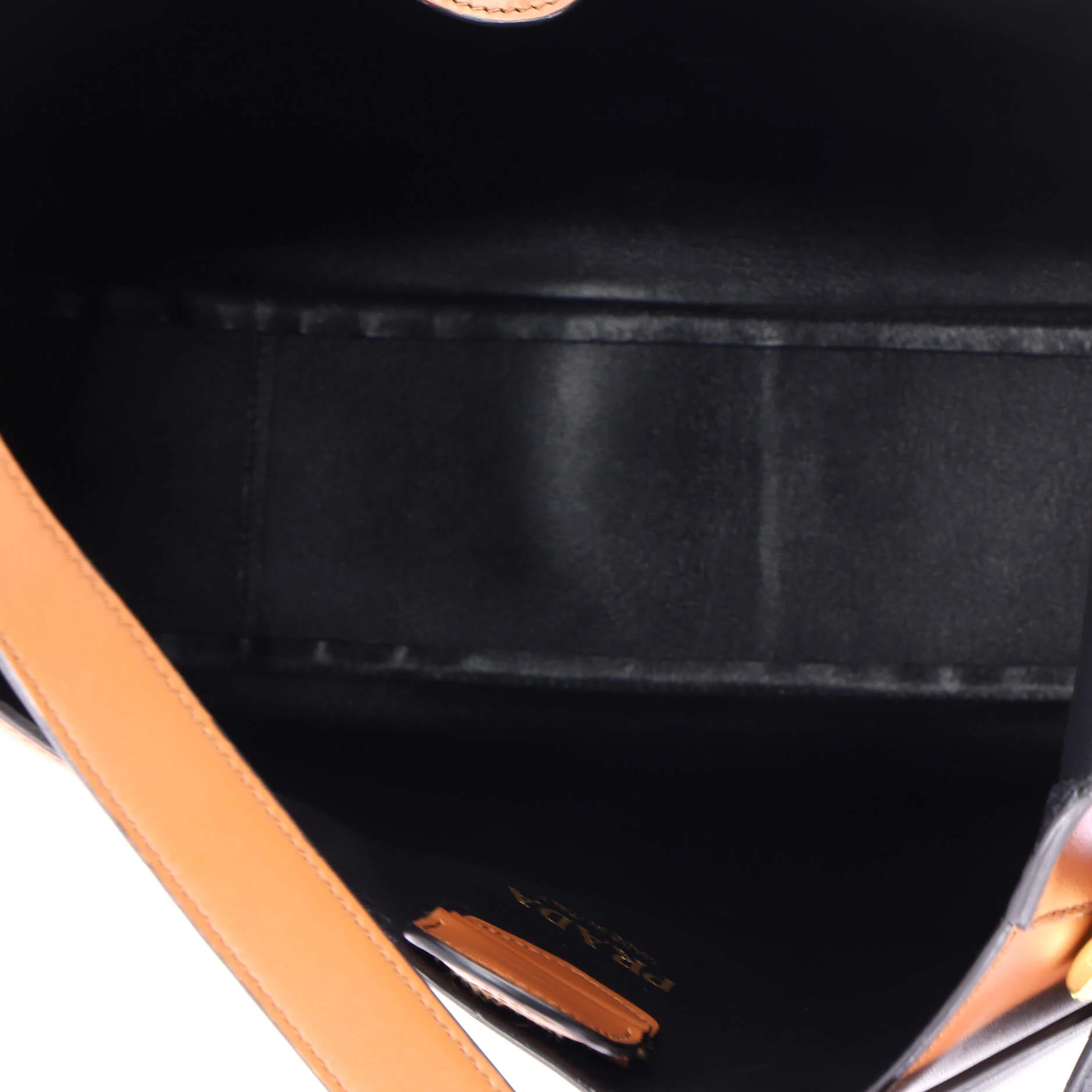 Triangle Logo Curved Hobo City Calf Large - Image 5