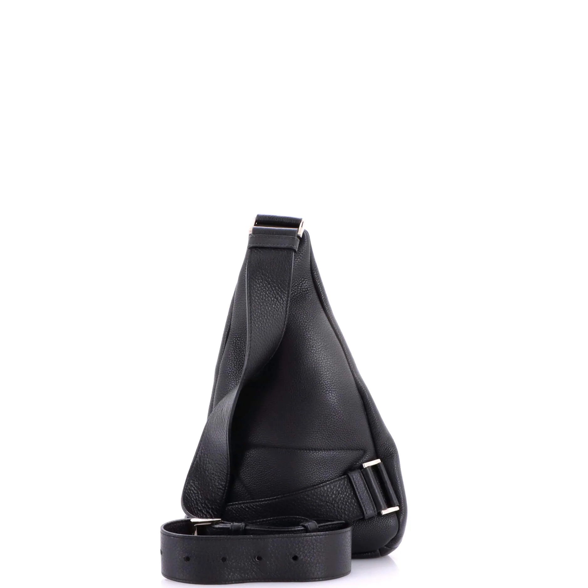 Triangle Logo Sling Bag Leather - Image 3