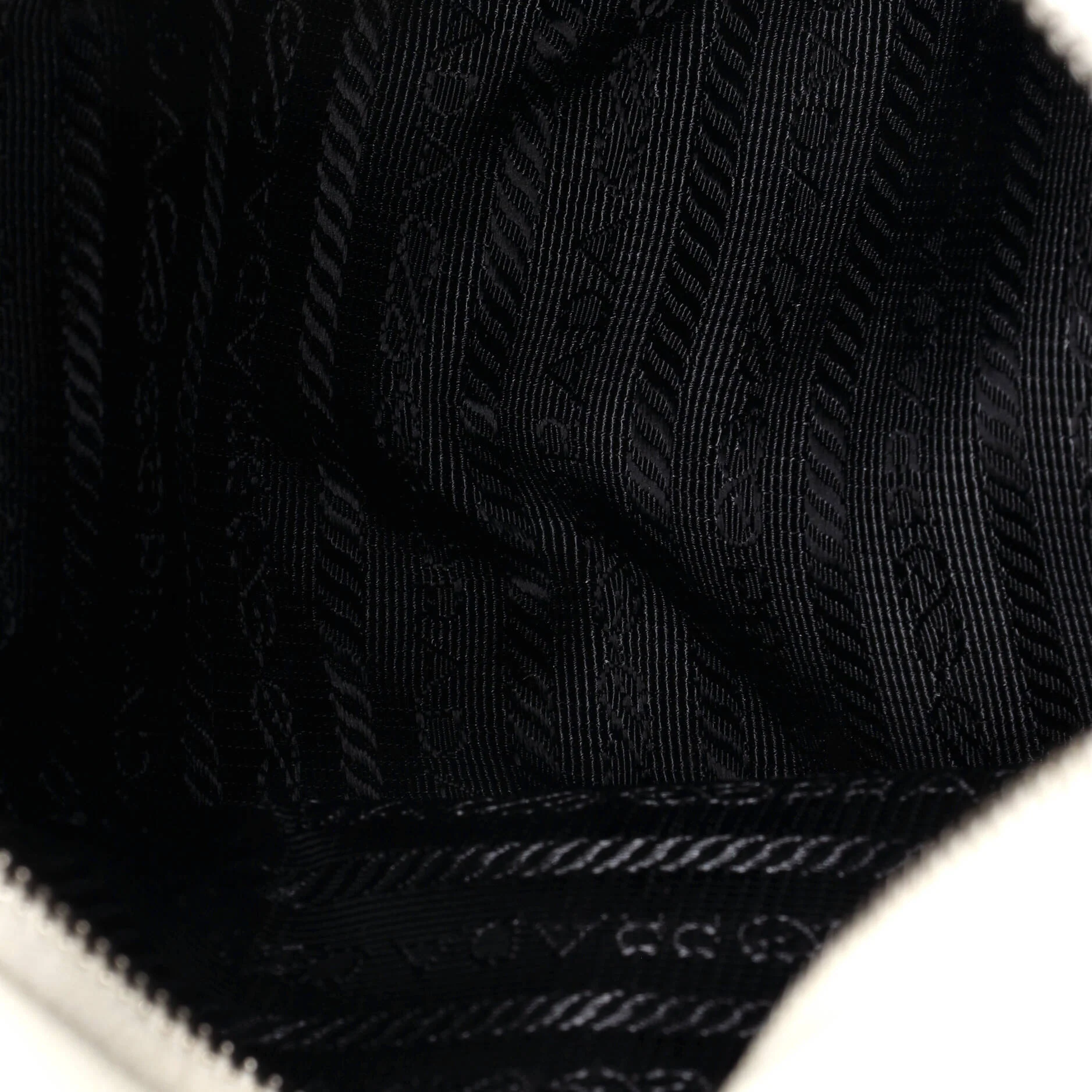 Triangle Logo Zip Crossbody Bag Embossed Leather Mini - Image 5