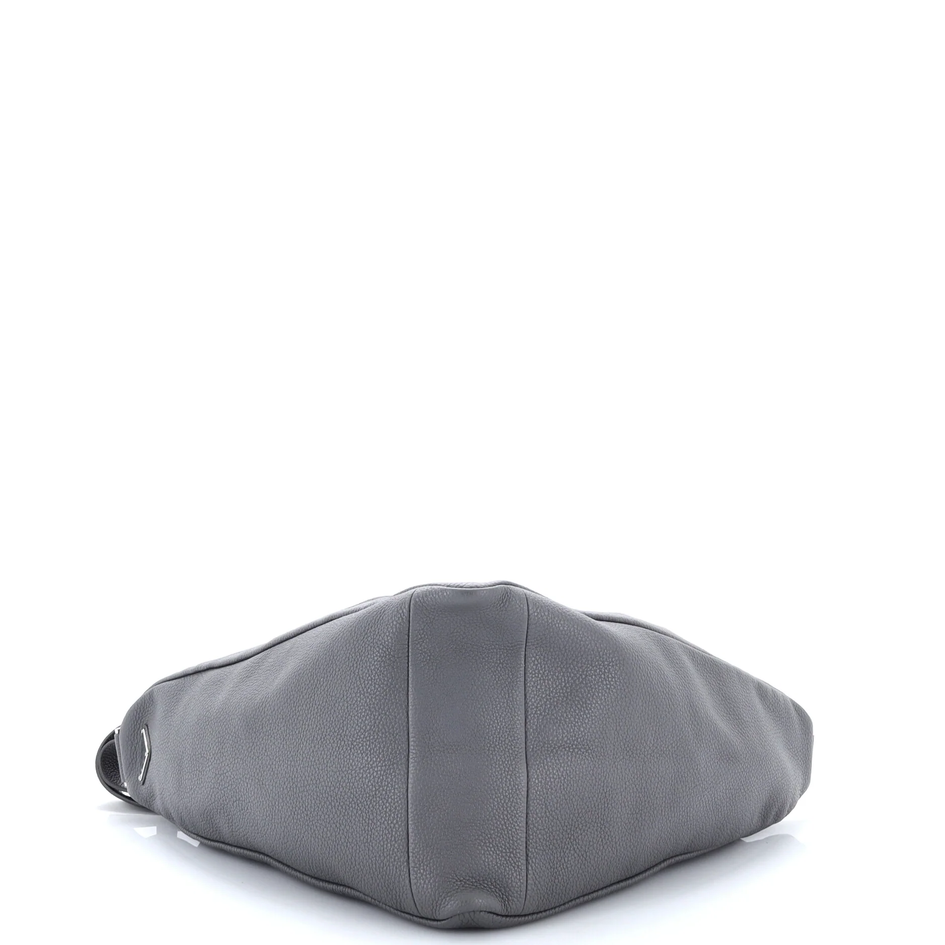 Triangle Logo Zip Messenger Leather Large - Image 4