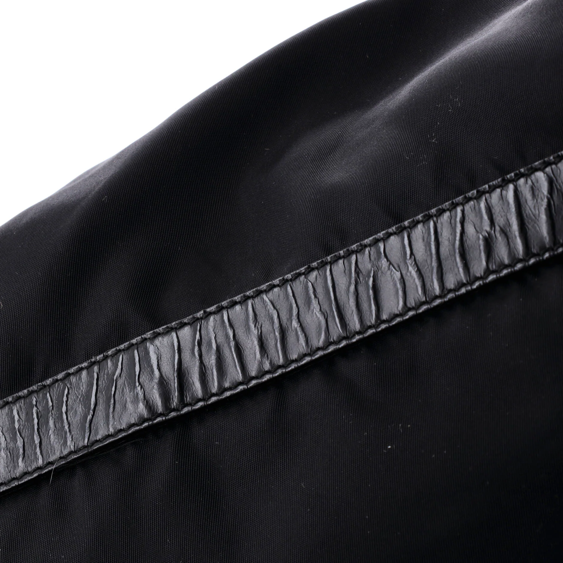 Vintage Double Buckle Flap Messenger Bag Tessuto - Image 6