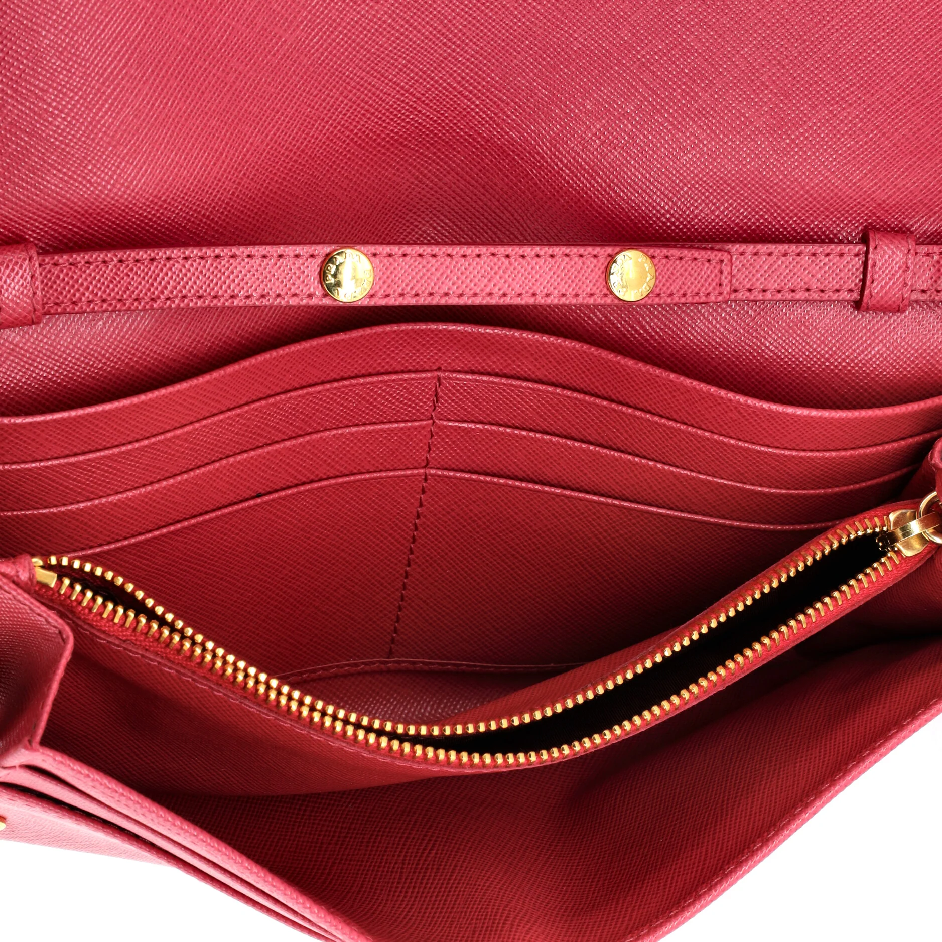 Wallet on Chain Saffiano Leather - Image 5