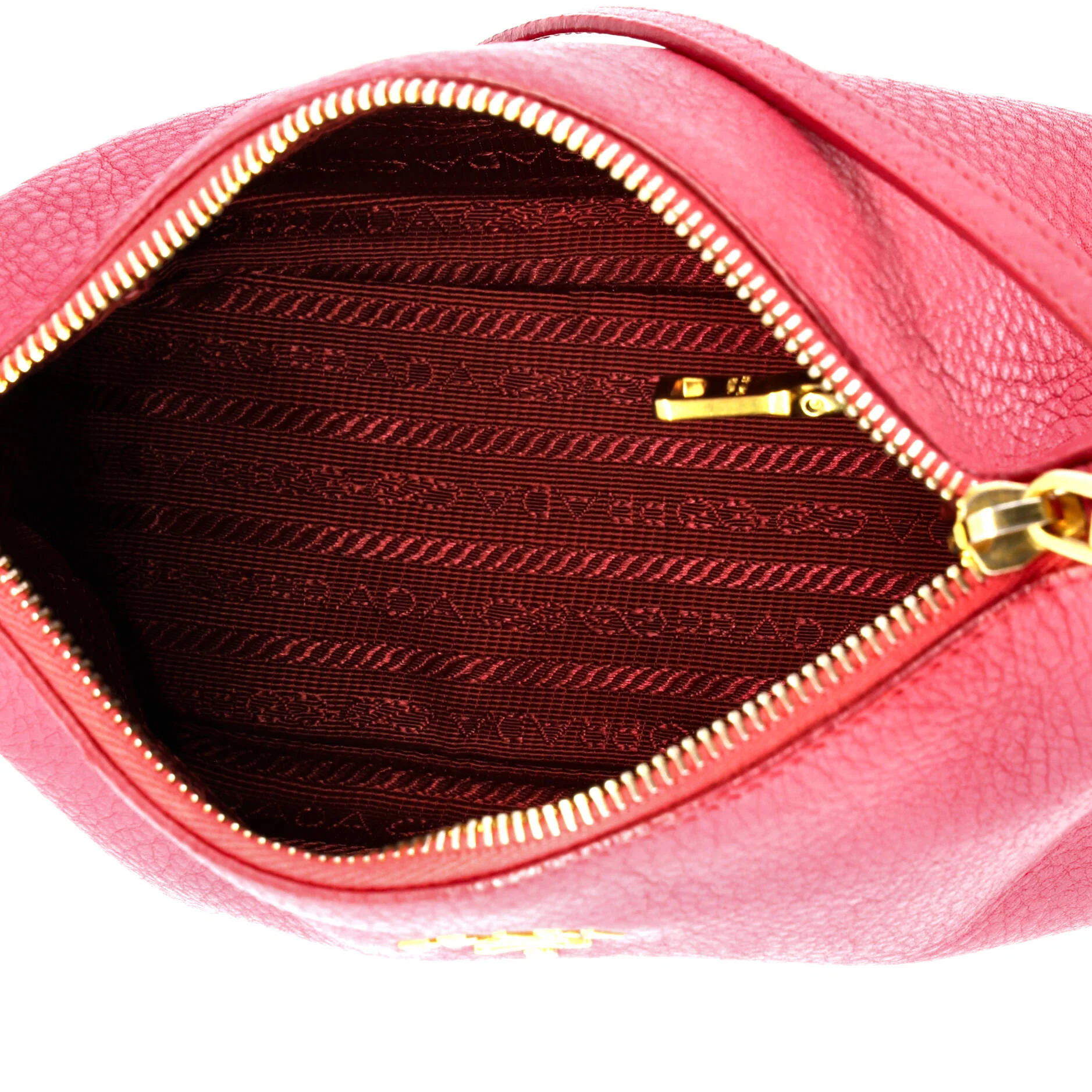 Zip Shoulder Bag Vitello Daino Small - Image 5