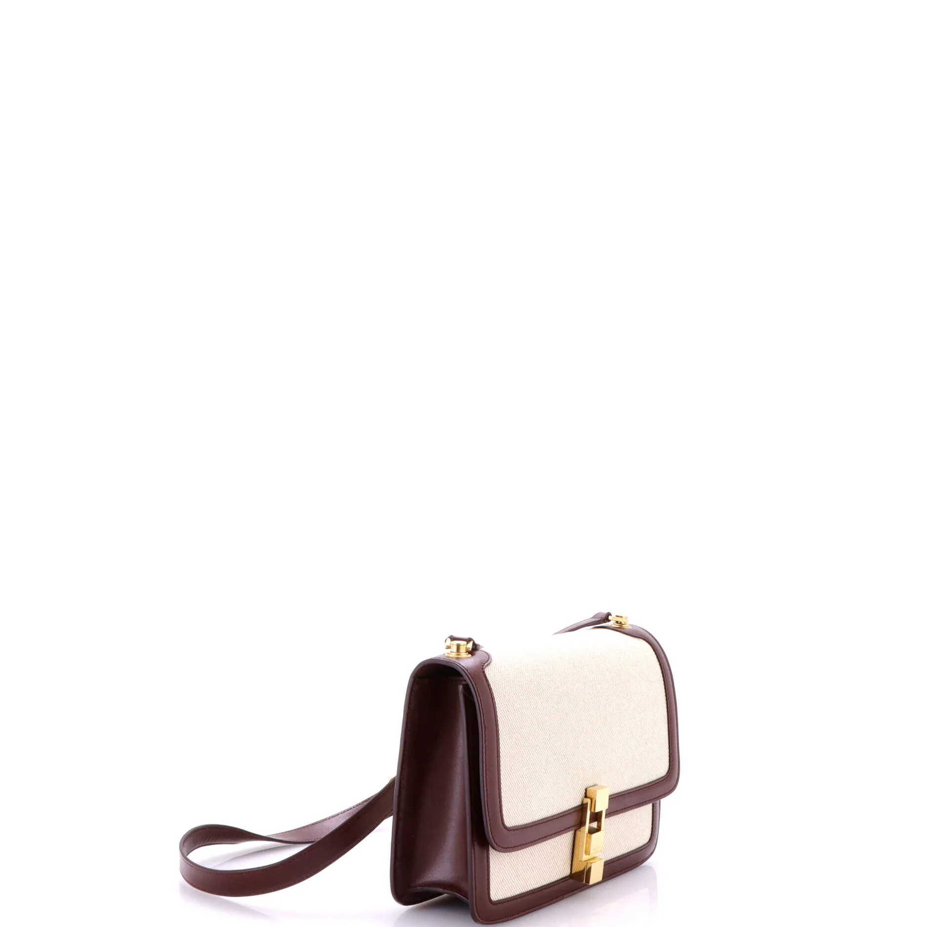Carre Satchel Canvas with Leather Medium - Image 2