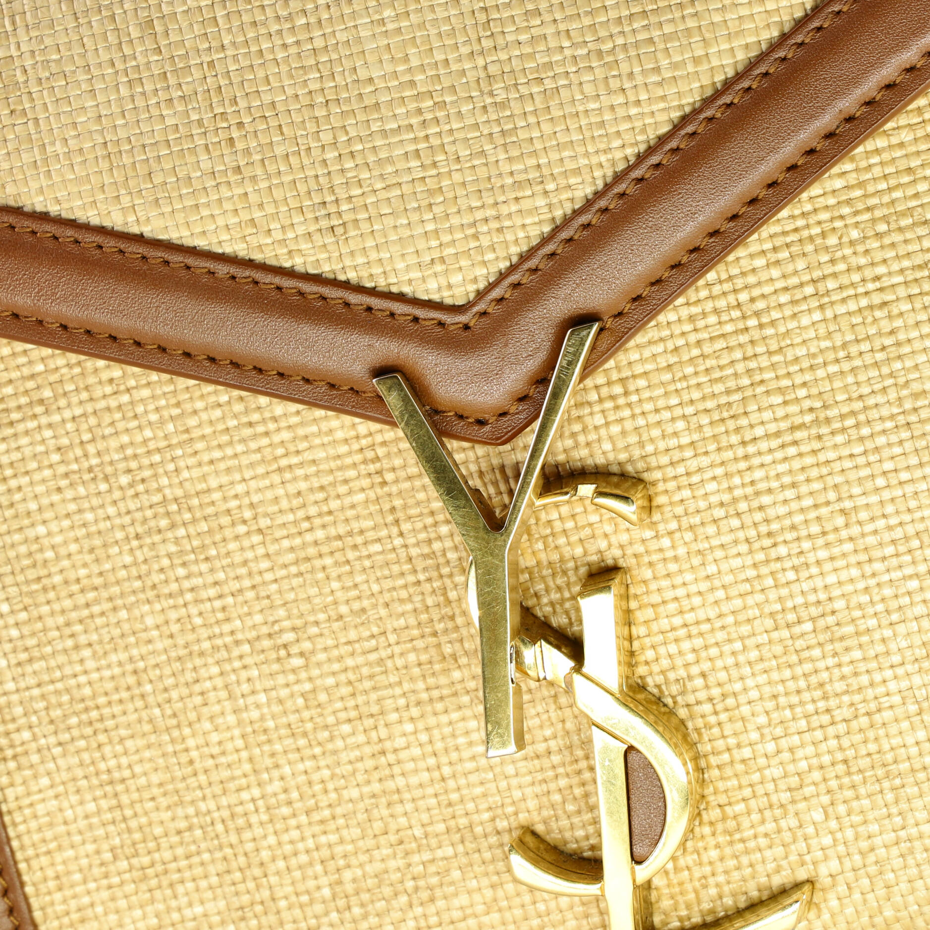 Cassandra Top Handle Bag Canvas with Leather Mini - Image 7