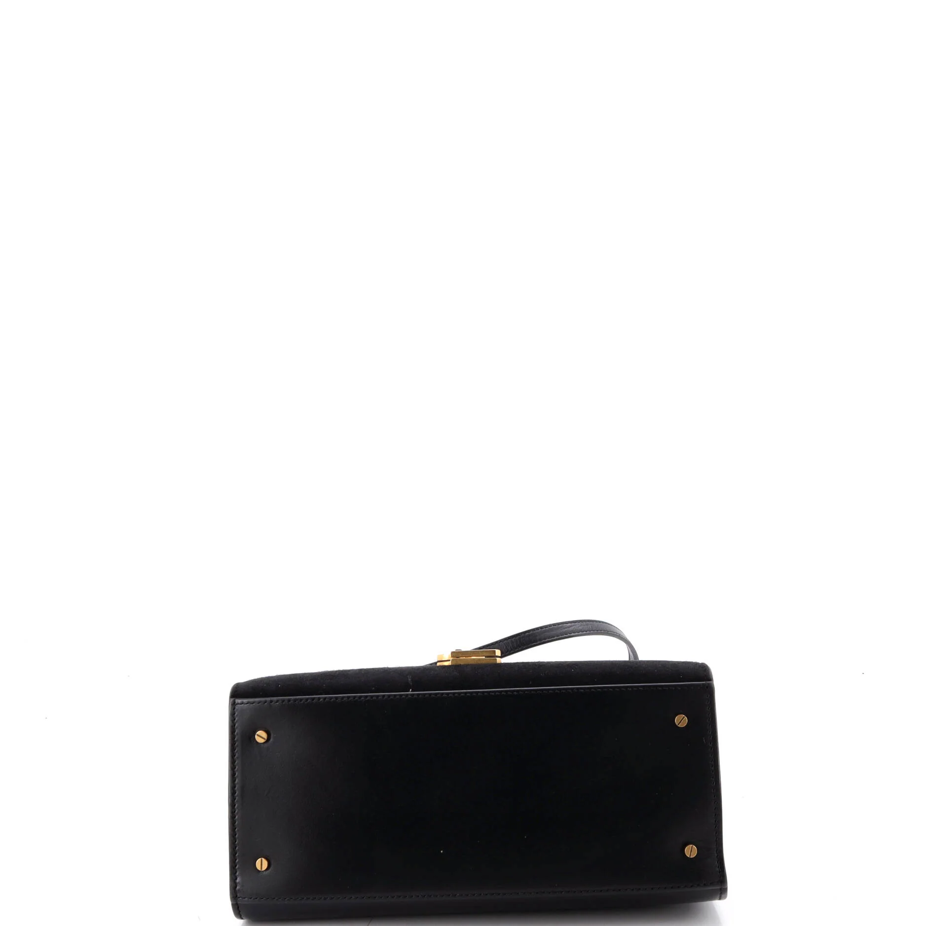 Cassandra Top Handle Bag Leather and Suede Medium - Image 4