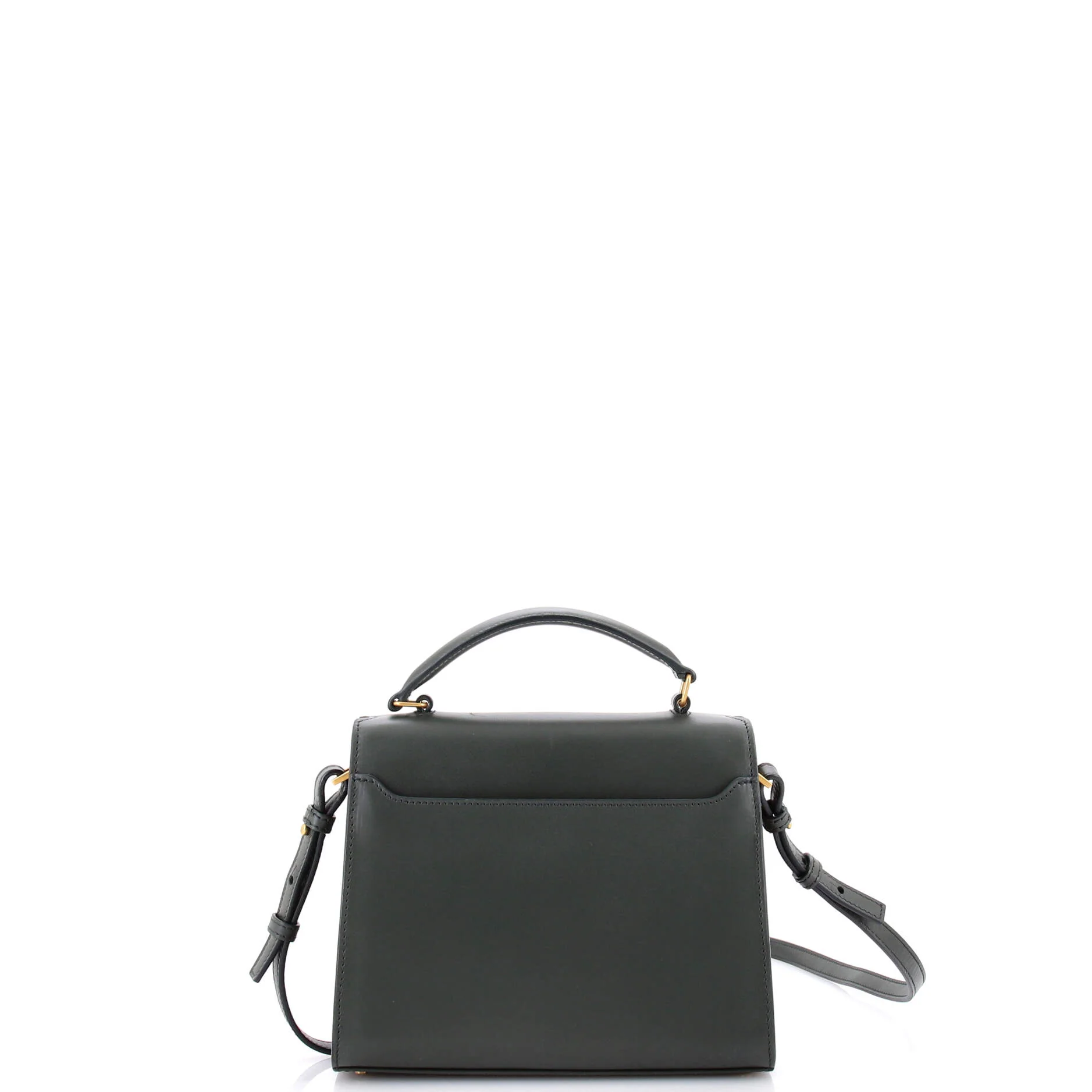 Cassandra Top Handle Bag Leather and Suede Mini - Image 3