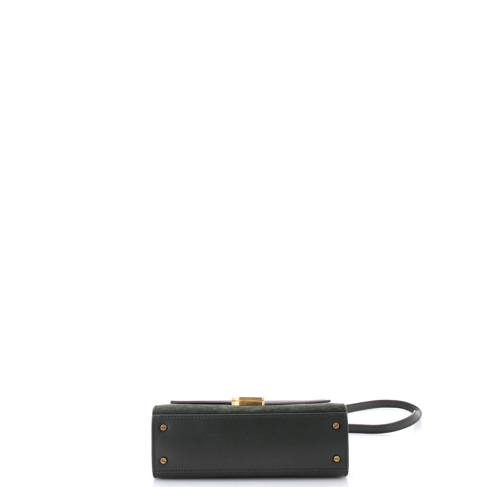 Cassandra Top Handle Bag Leather and Suede Mini - Image 4