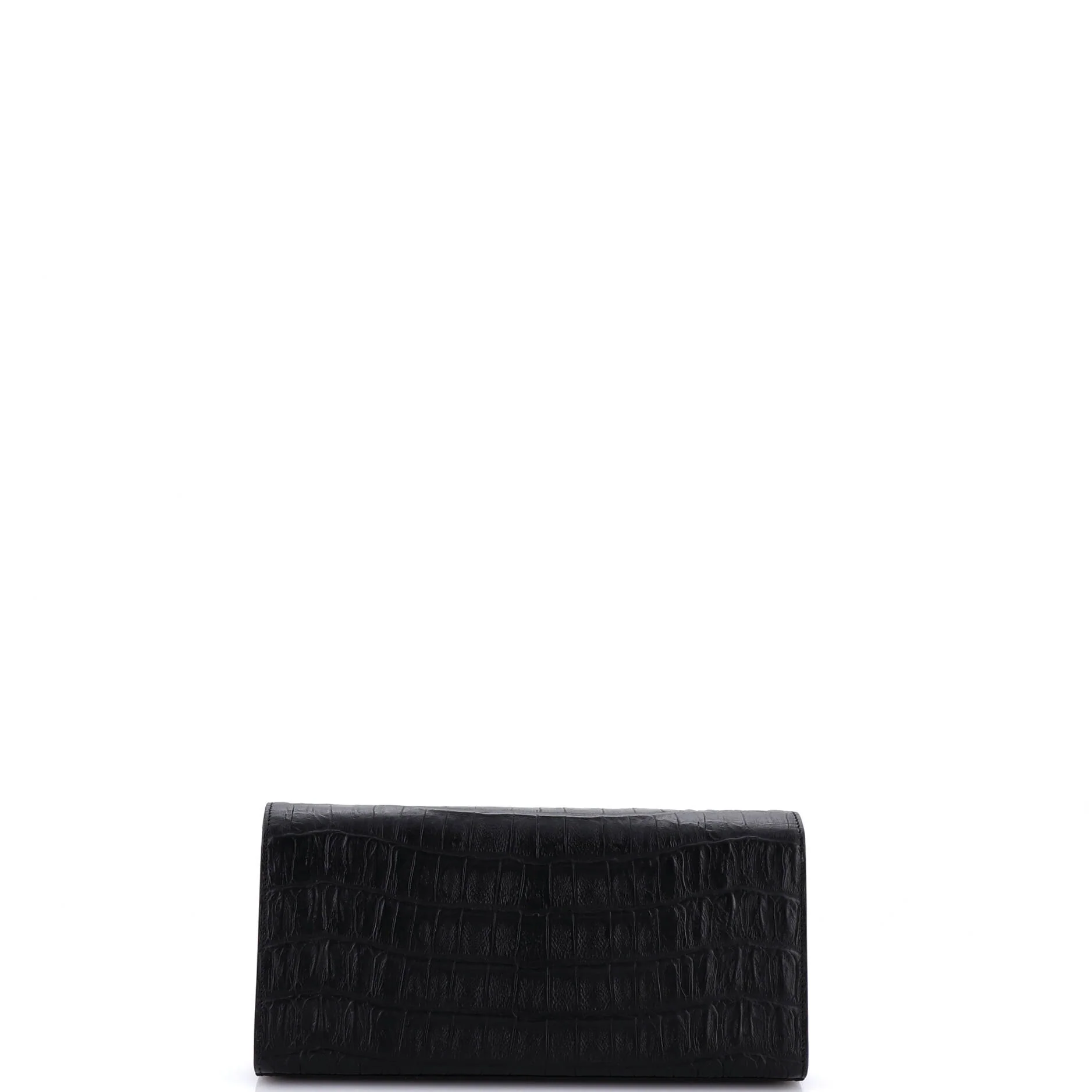 Classic Monogram Clutch Crocodile Embossed Leather Long - Image 3