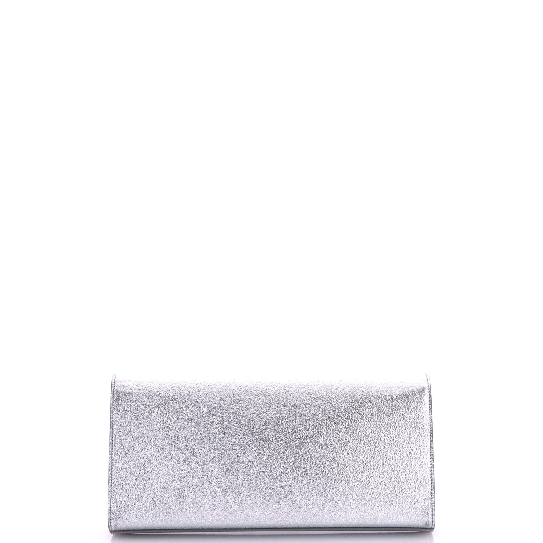 Classic Monogram Clutch Metallic Calfskin Long - Image 3