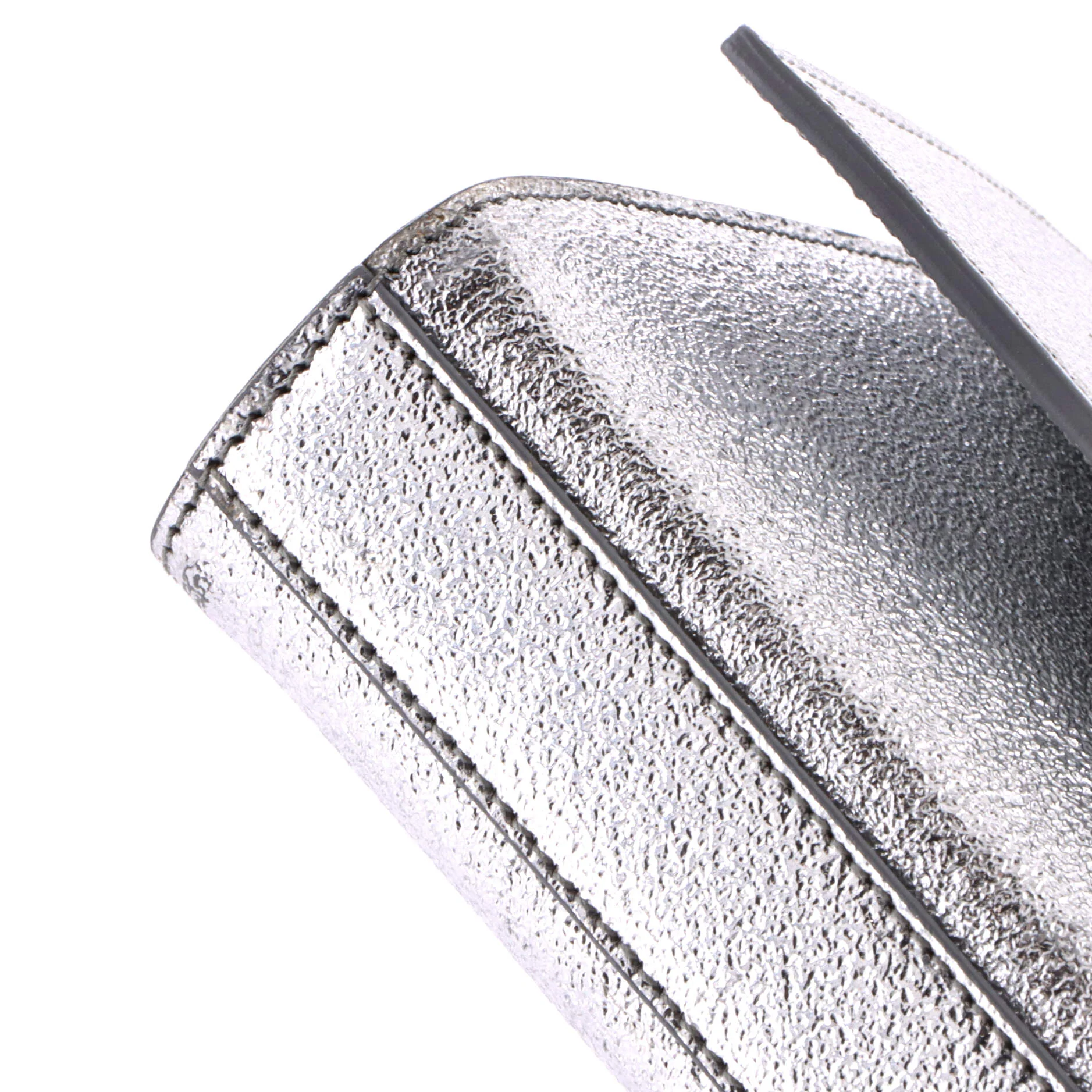 Classic Monogram Clutch Metallic Calfskin Long - Image 6