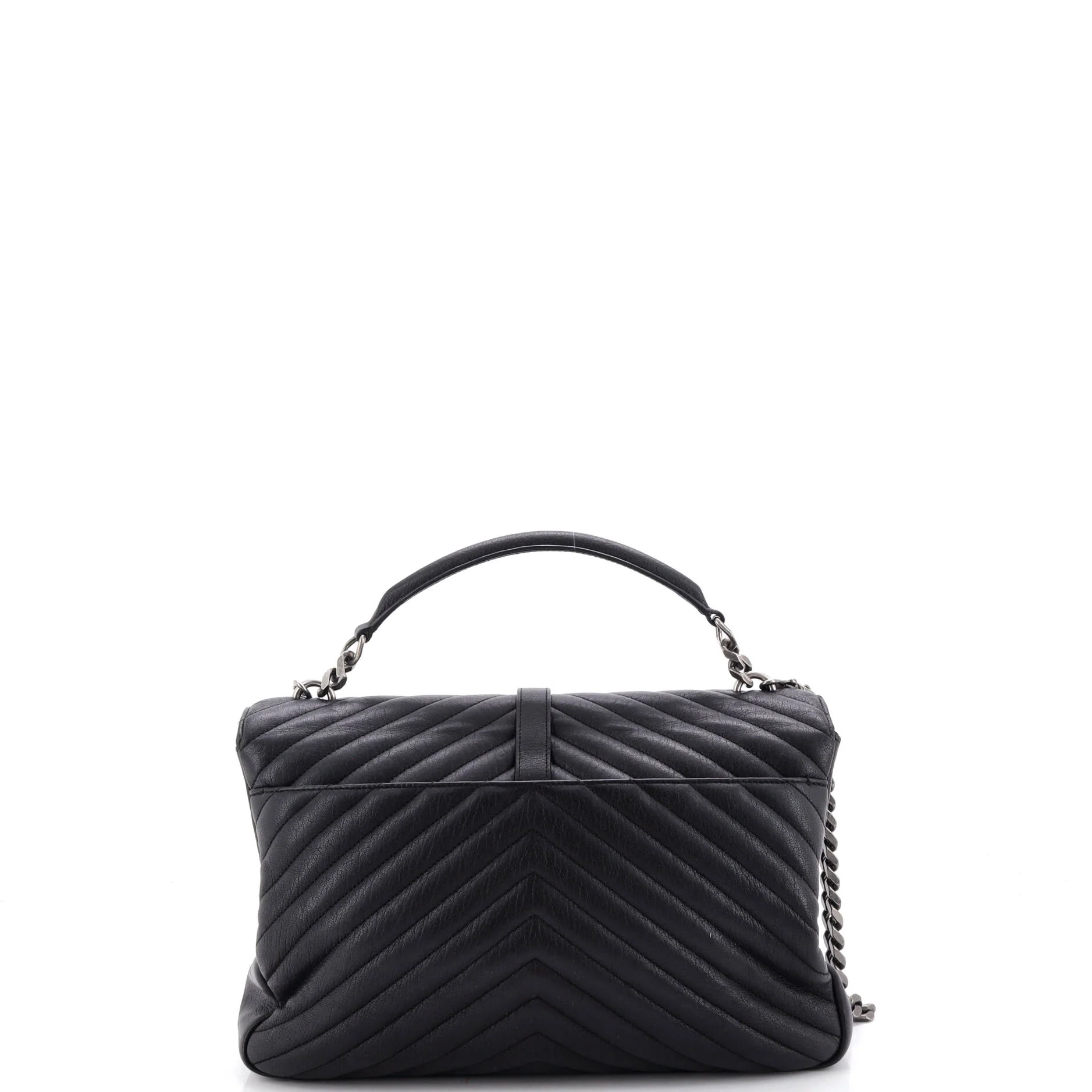 Classic Monogram College Bag Matelasse Chevron Leather Large - Image 3