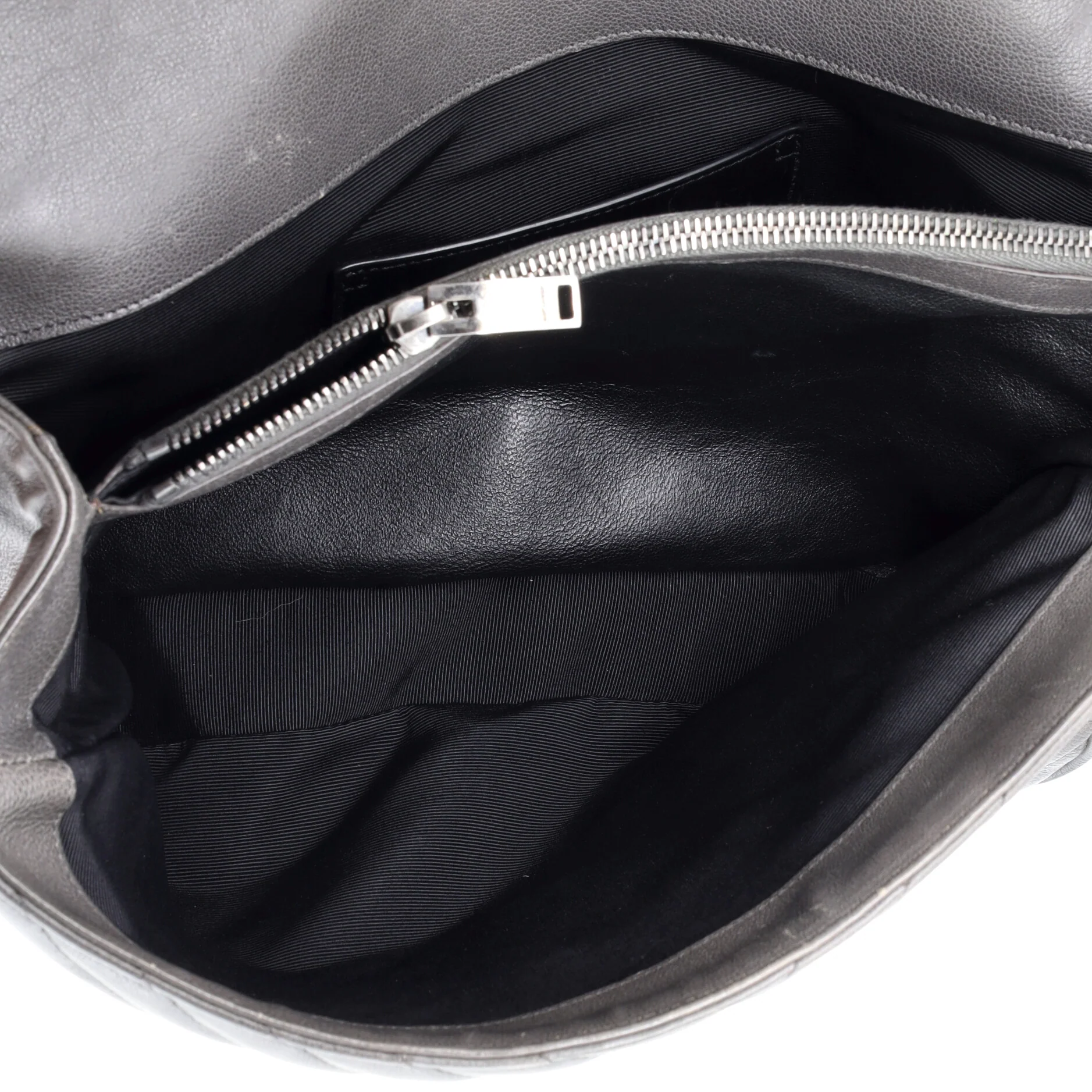 Classic Monogram College Bag Matelasse Chevron Leather Large - Image 5