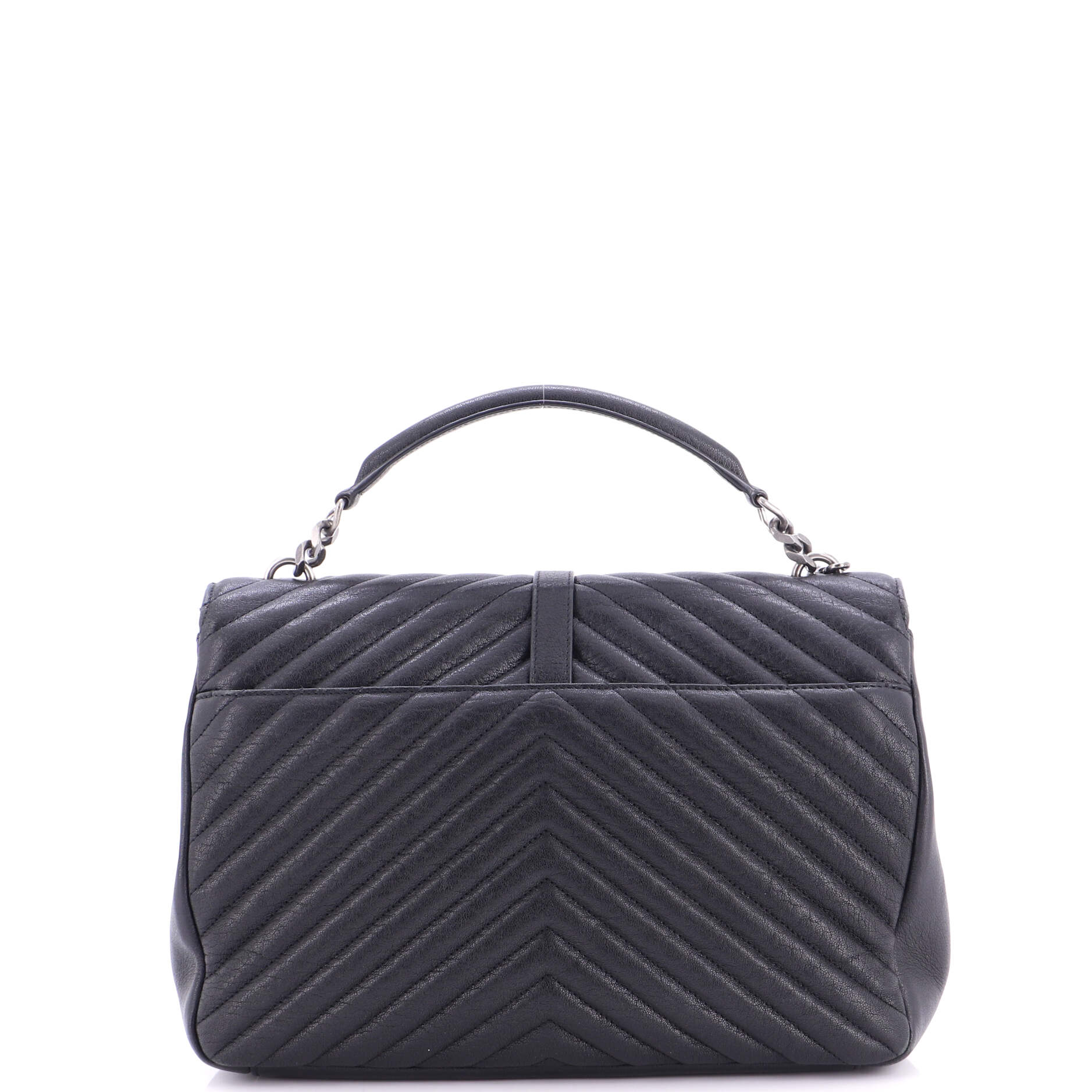 Classic Monogram College Bag Matelasse Chevron Leather Large - Image 3
