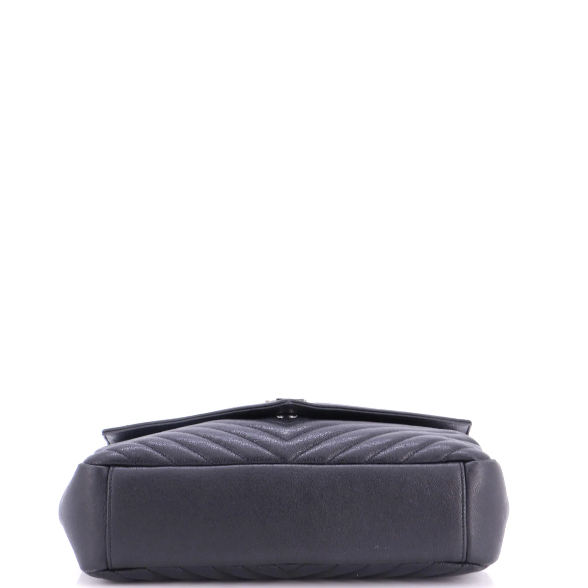 Classic Monogram College Bag Matelasse Chevron Leather Large - Image 4