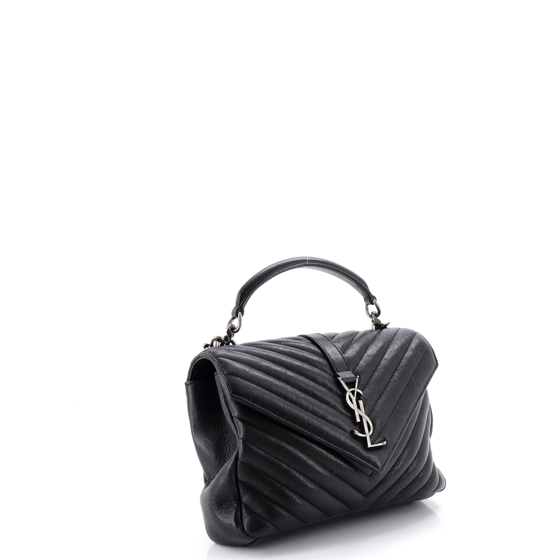 Classic Monogram College Bag Matelasse Chevron Leather Medium - Image 2