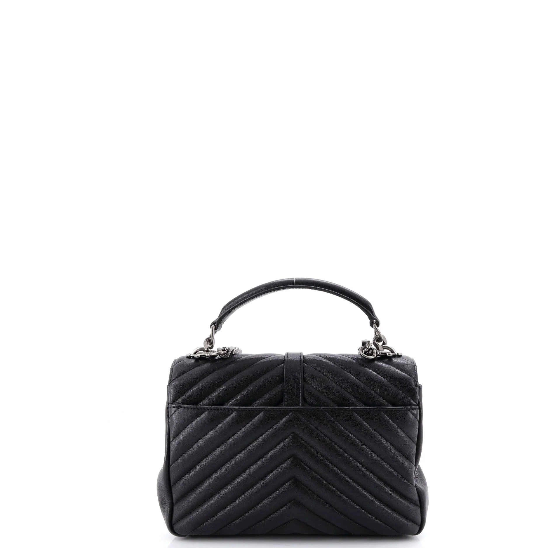 Classic Monogram College Bag Matelasse Chevron Leather Medium - Image 3