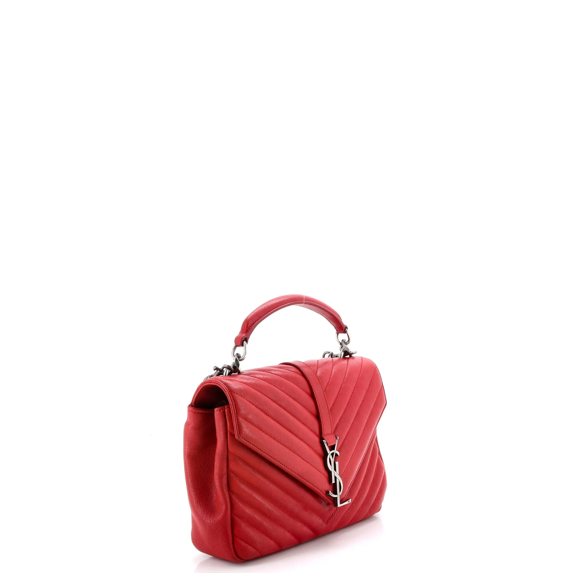 Classic Monogram College Bag Matelasse Chevron Leather Medium - Image 2