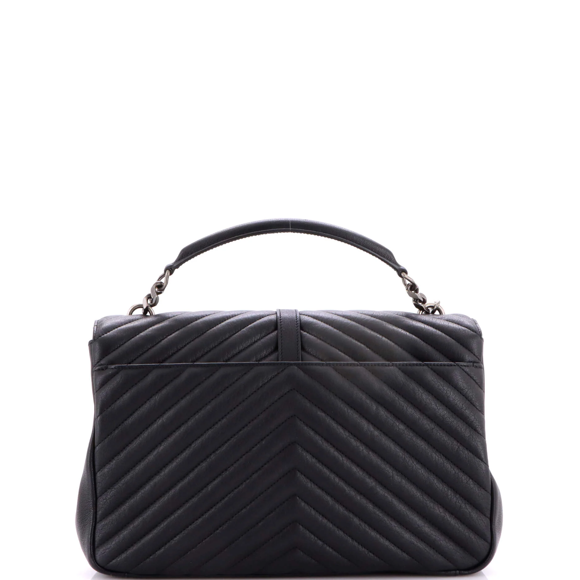 Classic Monogram College Bag Matelasse Chevron Leather Medium - Image 3