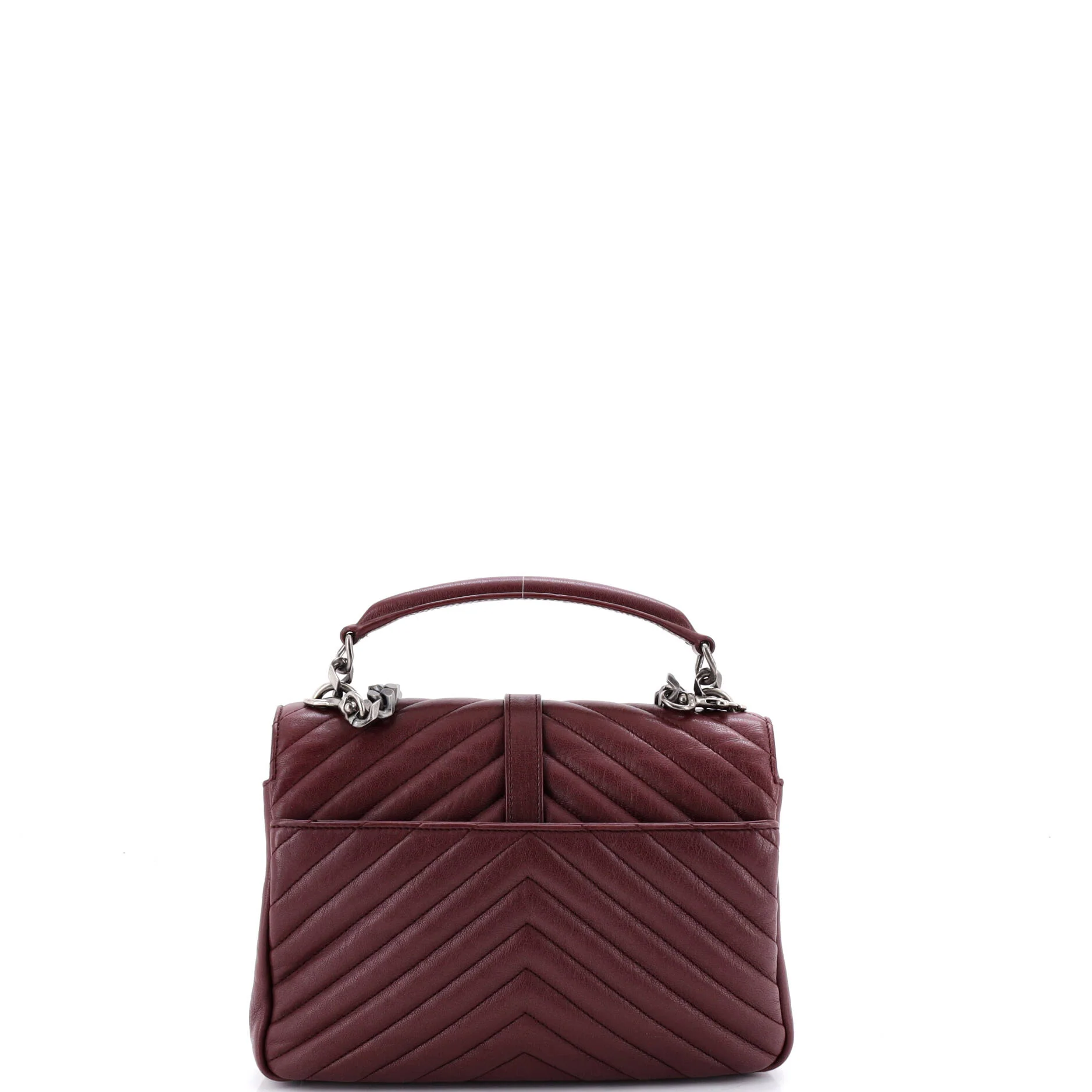 Classic Monogram College Bag Matelasse Chevron Leather Medium - Image 3