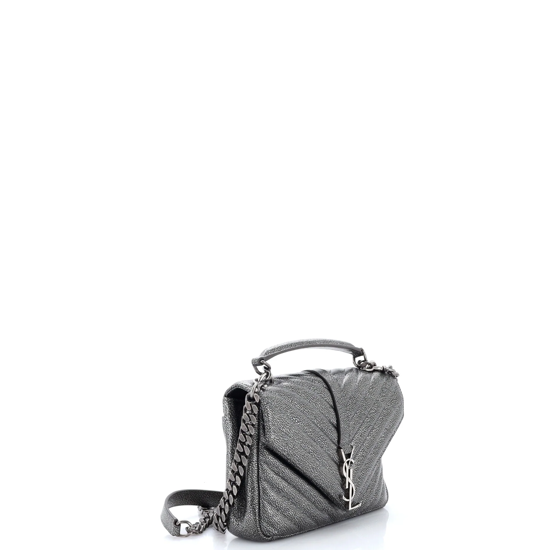 Classic Monogram College Bag Matelasse Chevron Leather Medium - Image 2