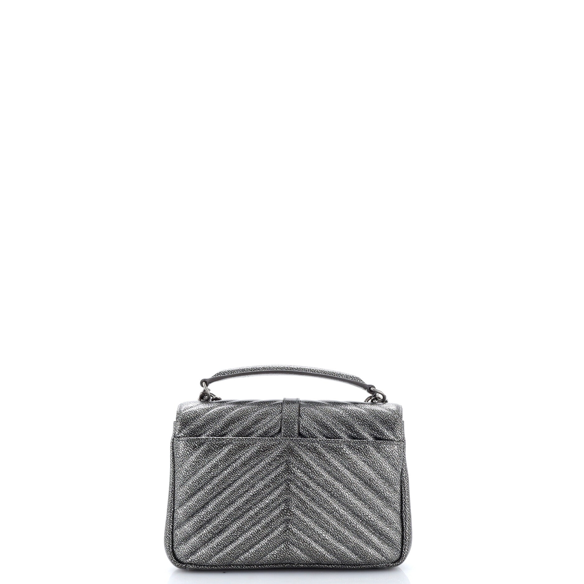 Classic Monogram College Bag Matelasse Chevron Leather Medium - Image 3